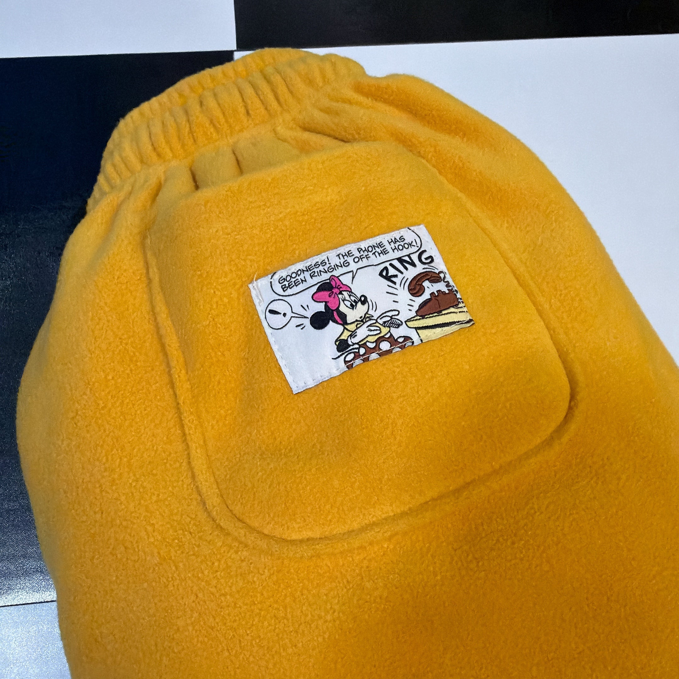 ※予約※6色 ミニーワッペンフリースパンツ 2月中の出荷予定