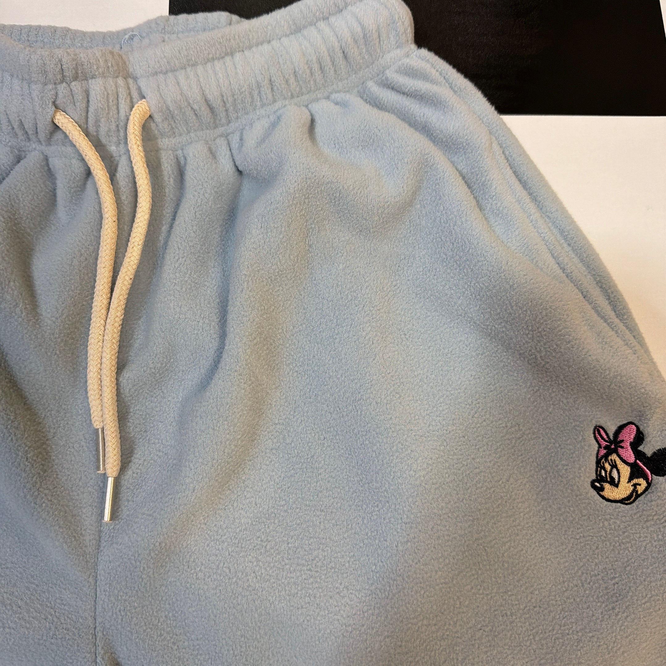 ※予約※6色 ミニーワッペンフリースパンツ 2月中の出荷予定