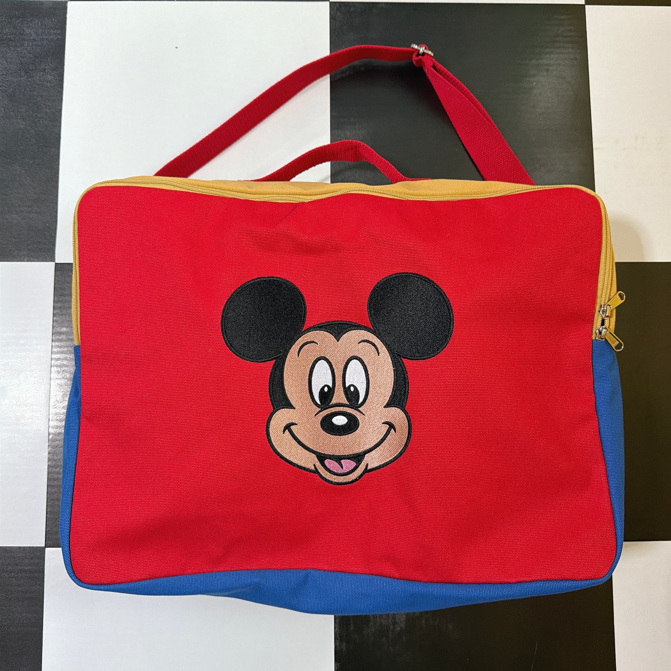*Pre-order* Two-color Mickey Face Travel Bag Scheduled to ship in late February