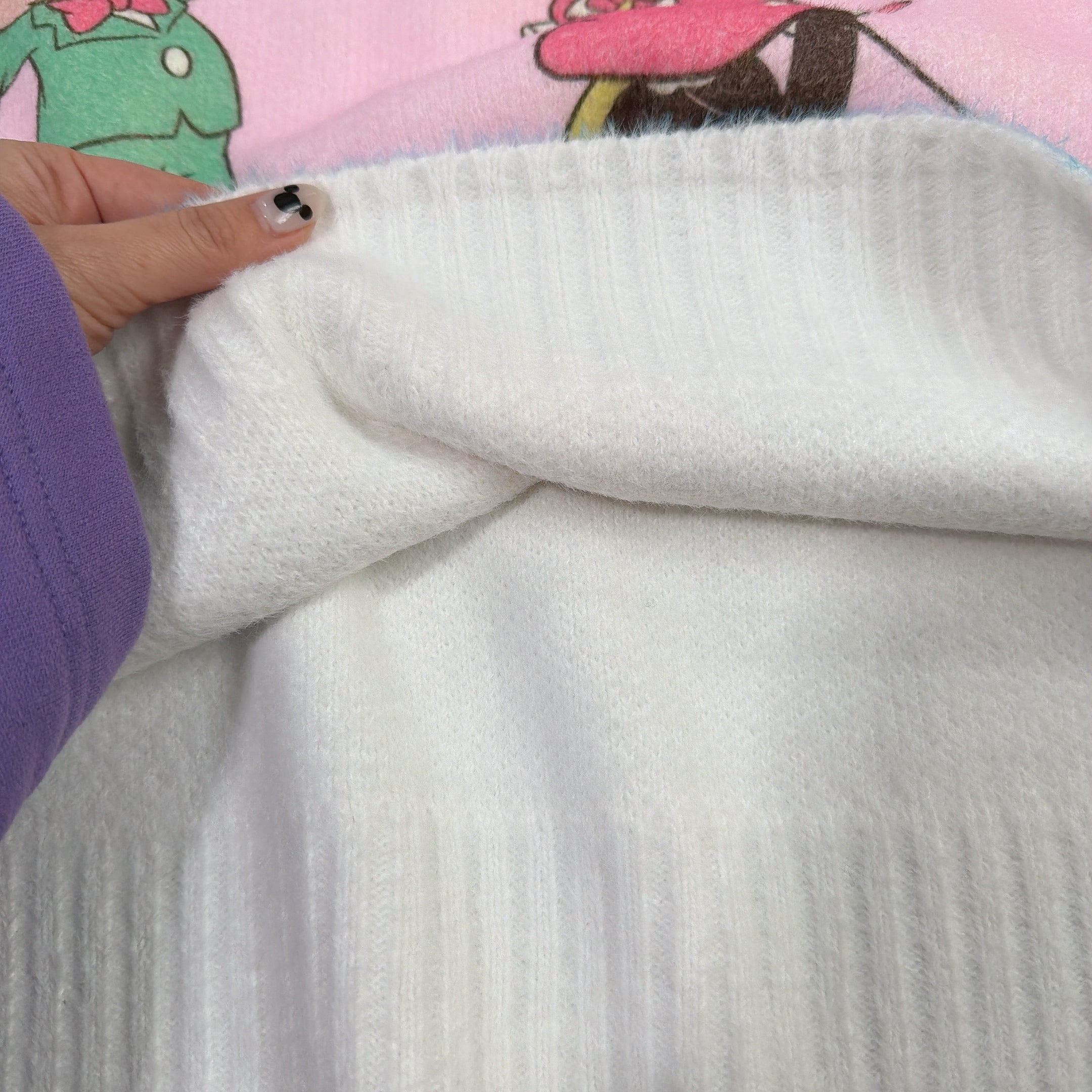 ※予約※ミッキーミニーバイカラービッグニット 2月下旬ごろのお届け予定