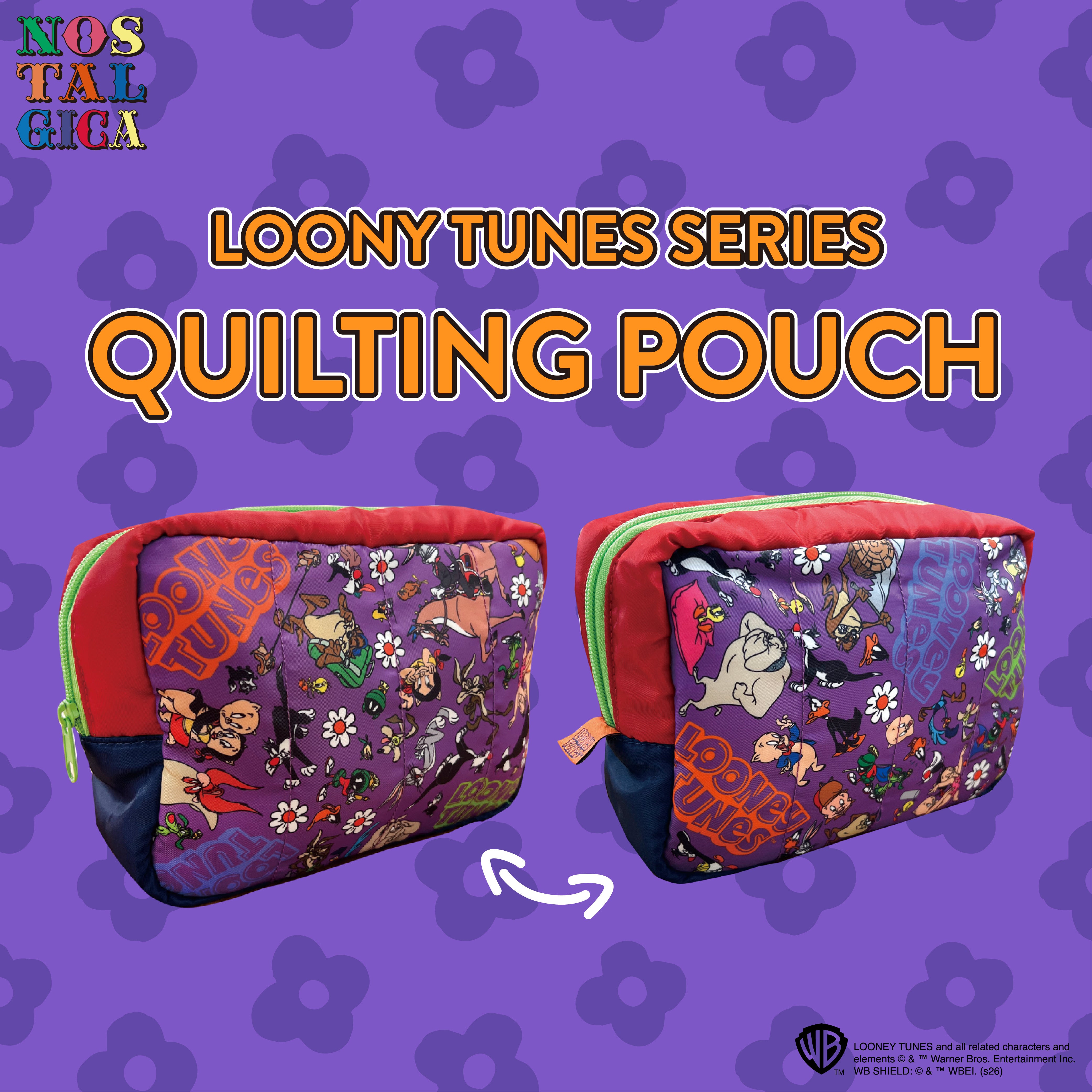 *Pre-order* 8 Types Looney Tunes NOSTALGICA Bi-color Bag - Scheduled for shipment in August