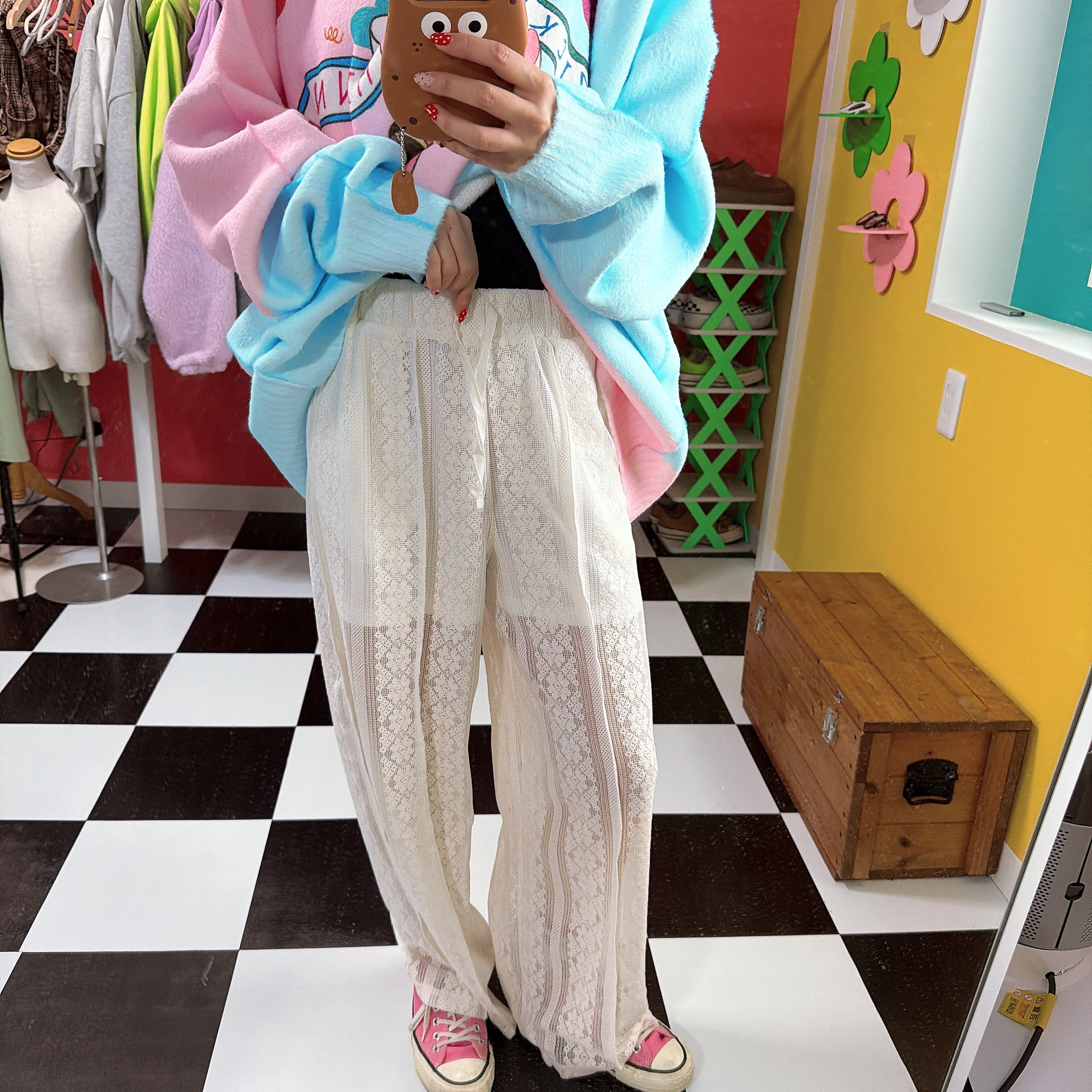 ※予約※レースホワイトパンツ 3月上旬ごろのお届け予定