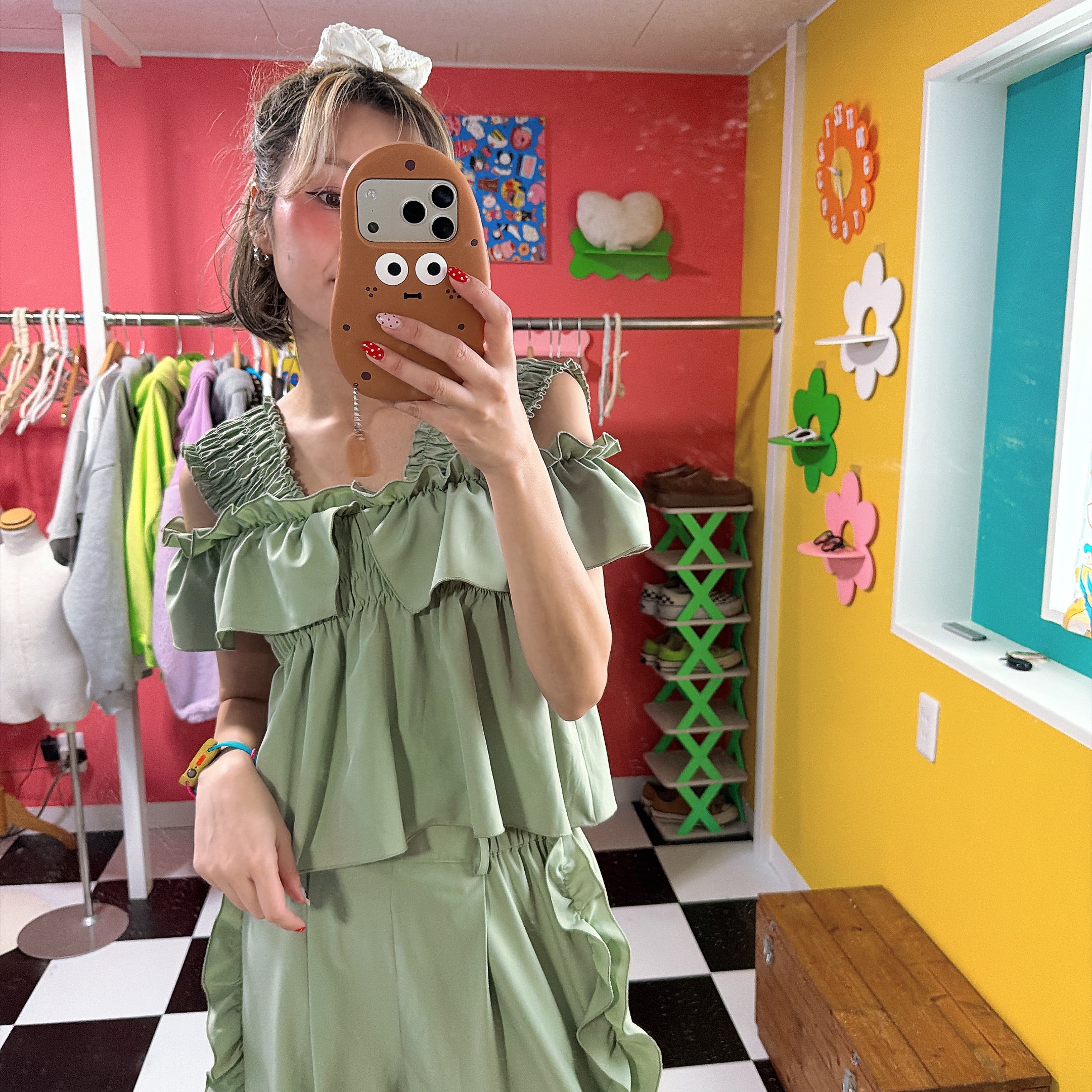 ※予約※2種類 いろんな着方が出来るブラウス 2月中旬ごろのお届け予定