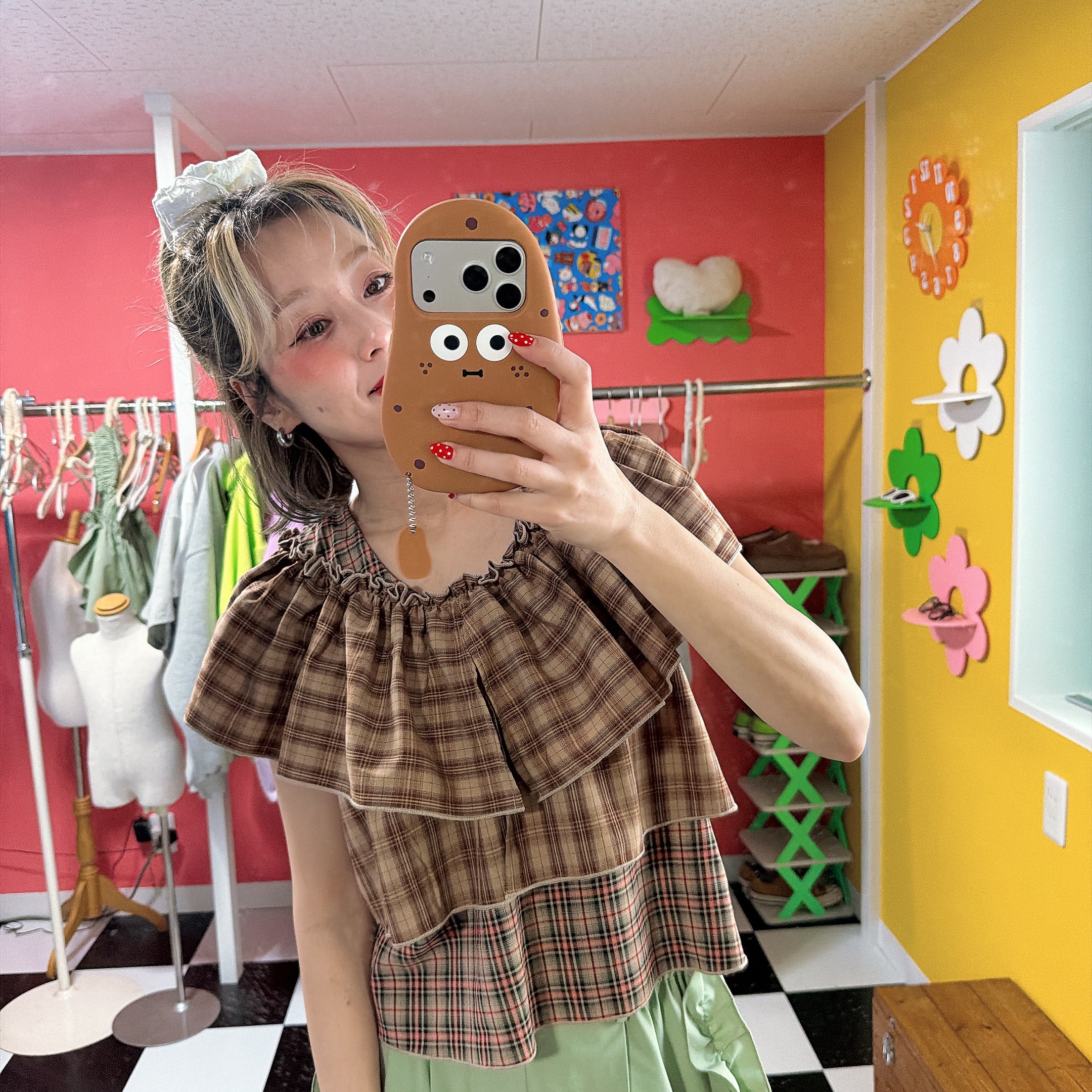 ※予約※2種類 いろんな着方が出来るブラウス 2月中旬ごろのお届け予定