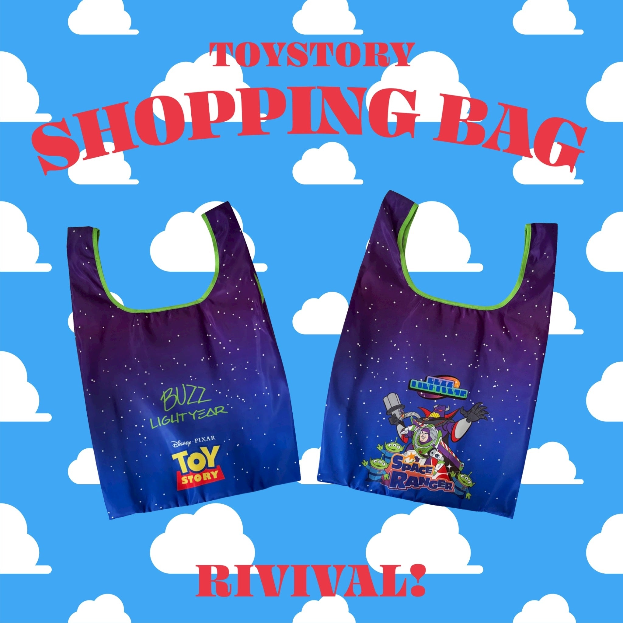 *Pre-order* Toy Story Buzz Collection Shopping Bag Scheduled to be shipped around late July to early August