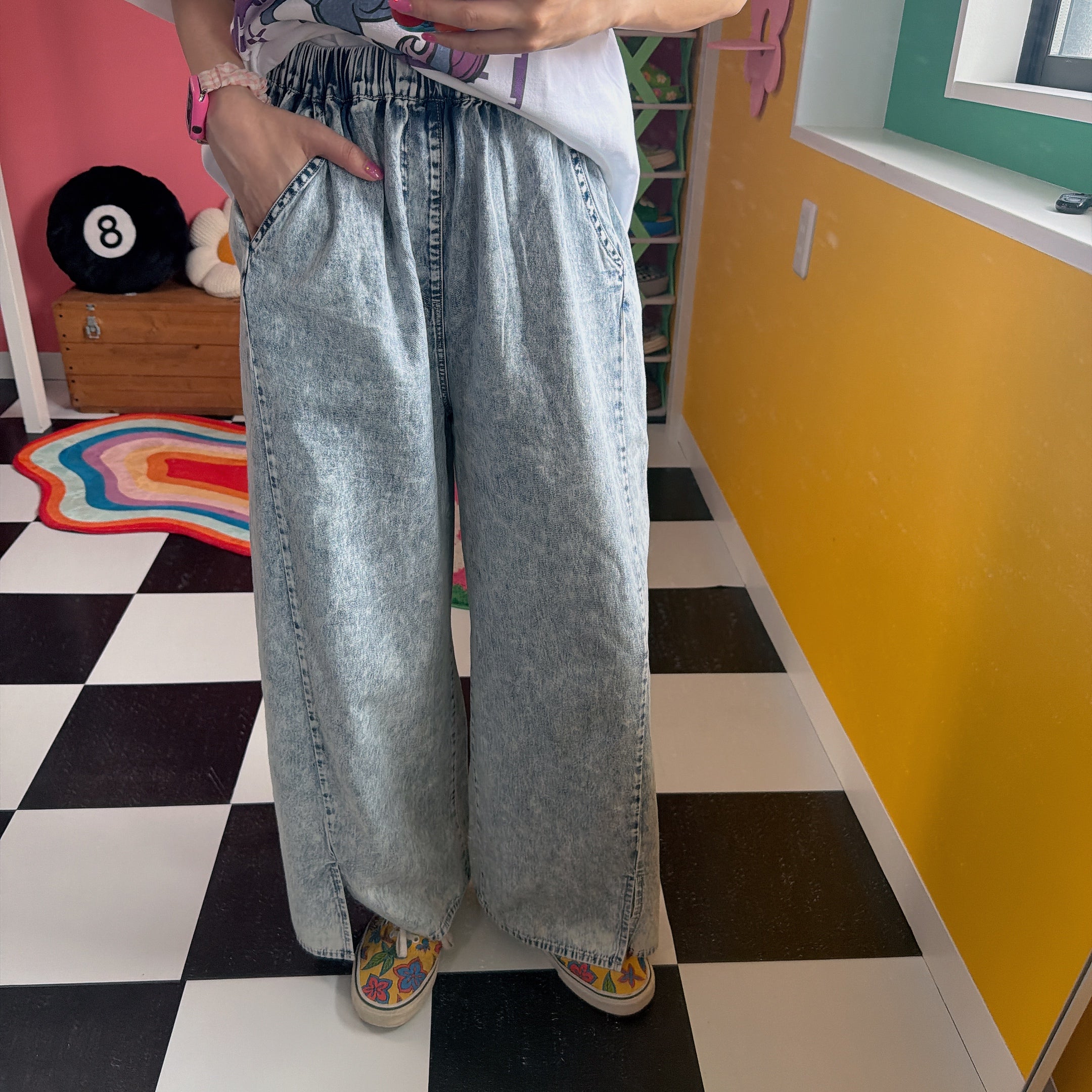 *Reservations with limit* Setup possible Lightweight denim chemical-treated 2-way pants Shipping scheduled for mid-June