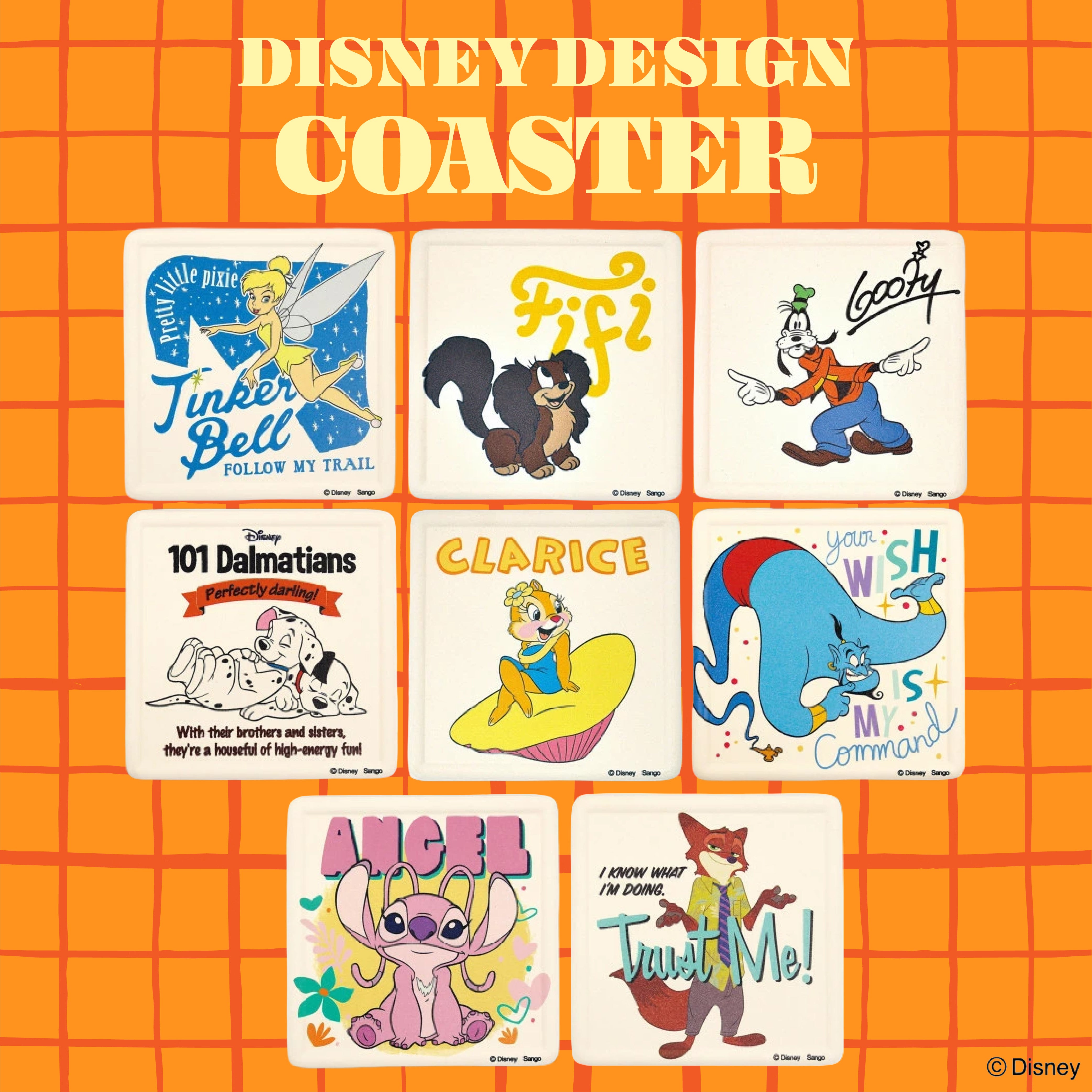 ※予約※全22種類 DISNEY吸水コースター 4月中の出荷予定