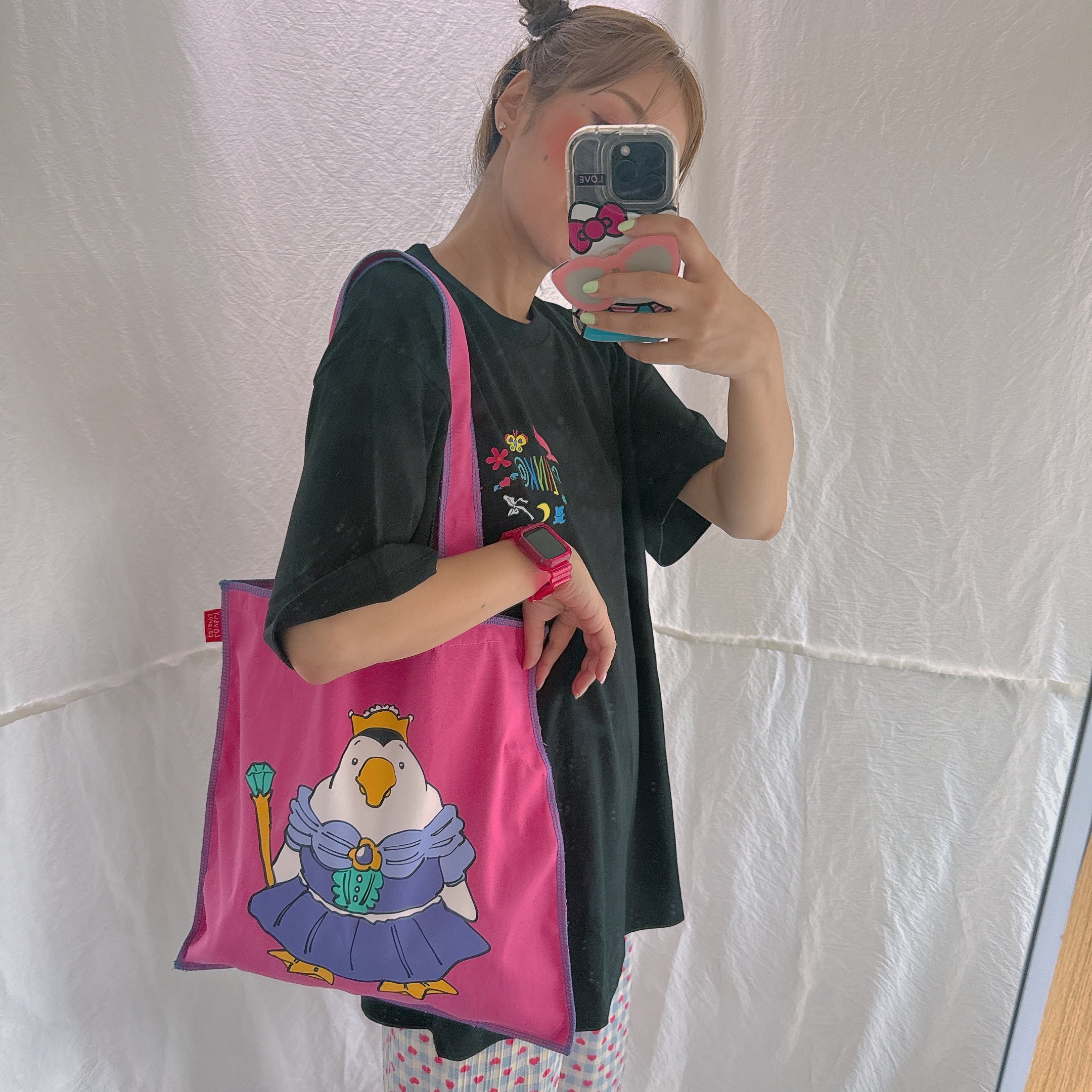 即納 キッズ限定デザイン!NOSTALGICA×LINK@コラボTEE♡