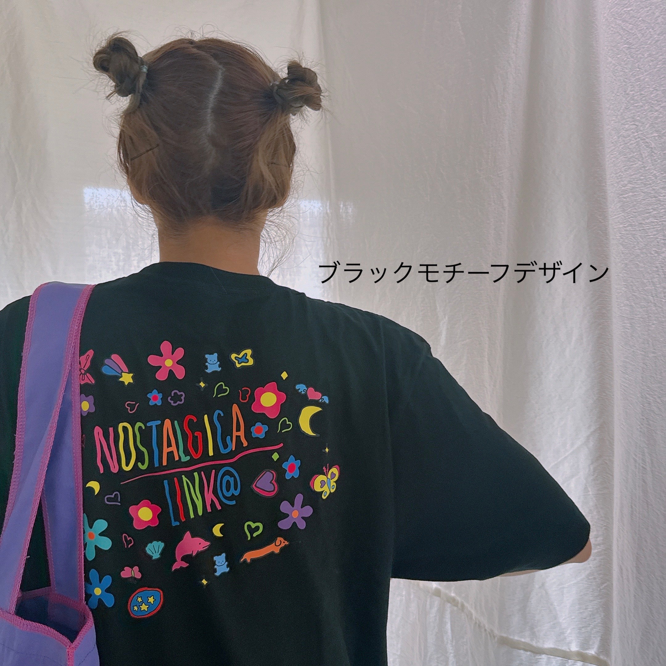 即納 キッズ限定デザイン!NOSTALGICA×LINK@コラボTEE♡