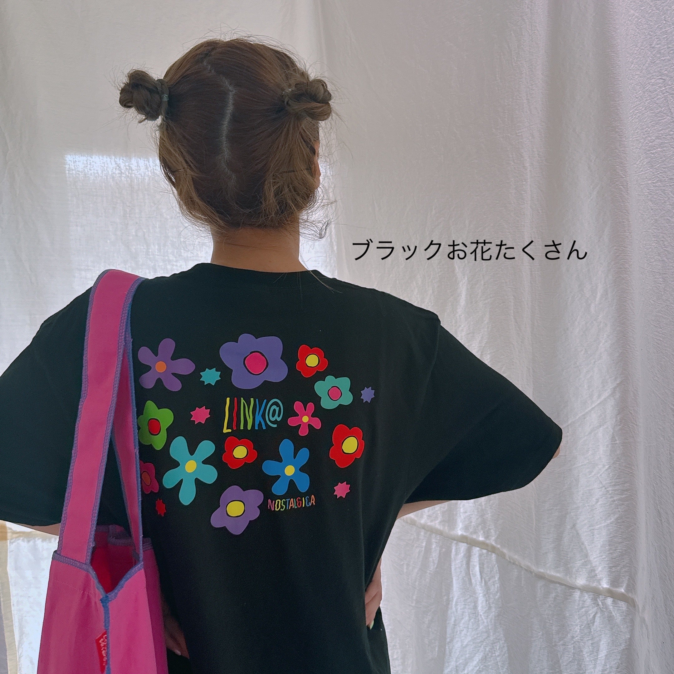 即納 キッズ限定デザイン!NOSTALGICA×LINK@コラボTEE♡