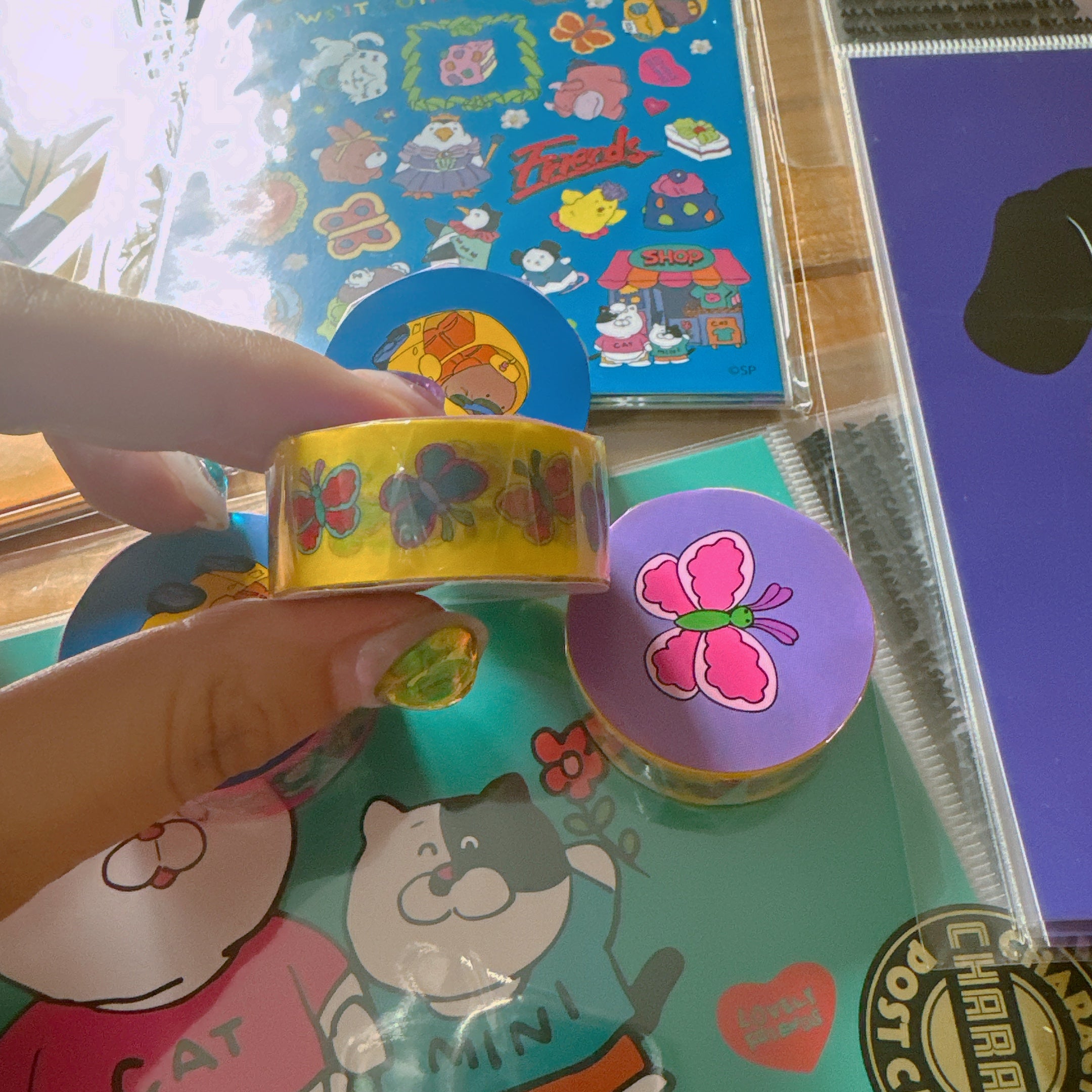 即納 2種類 LOVELY FRIENDS マスキングテープ 2〜3営業日で発送