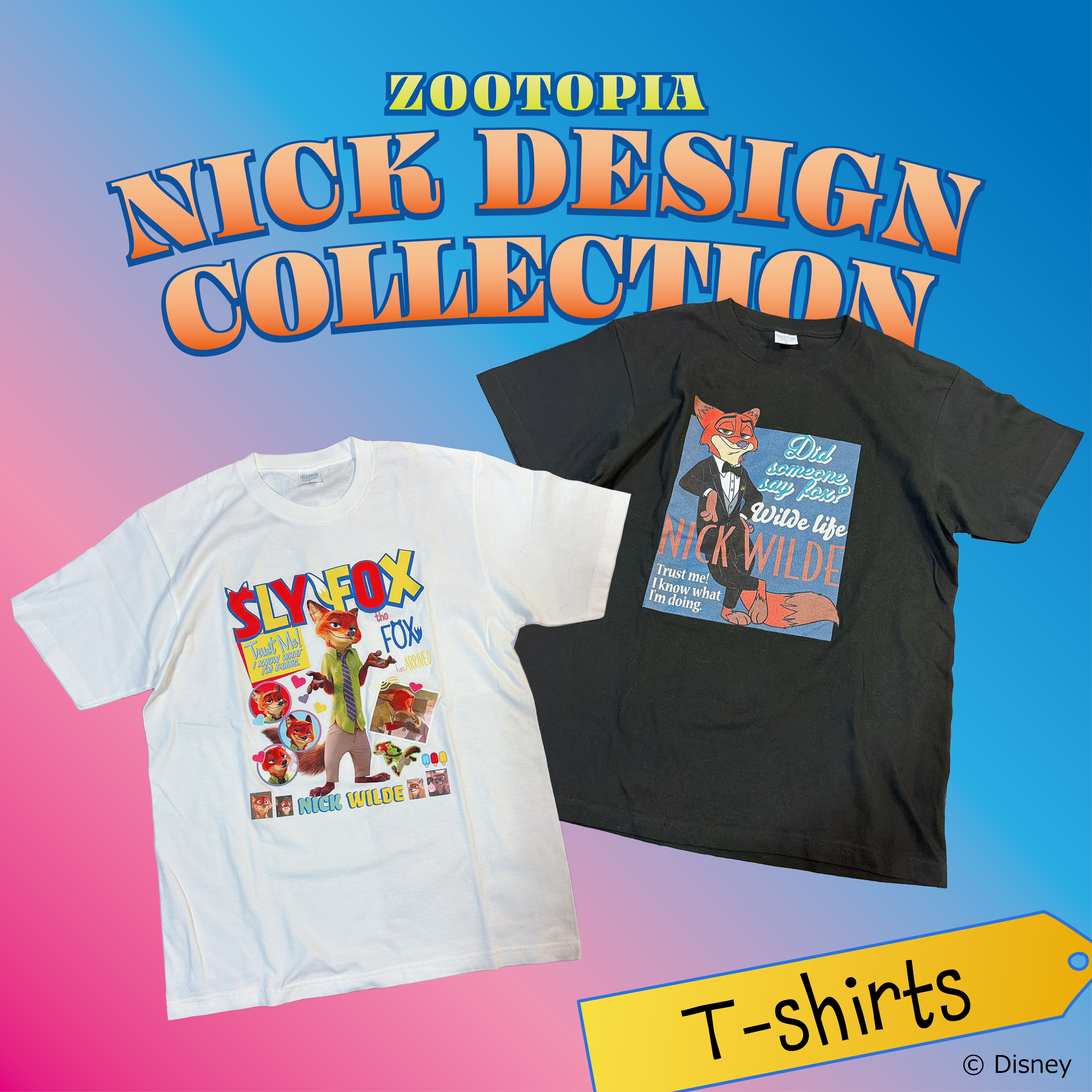 ※上限あり予約※3色 ズートピアニックデザインコレクション Tシャツ 2月下旬頃出荷予定