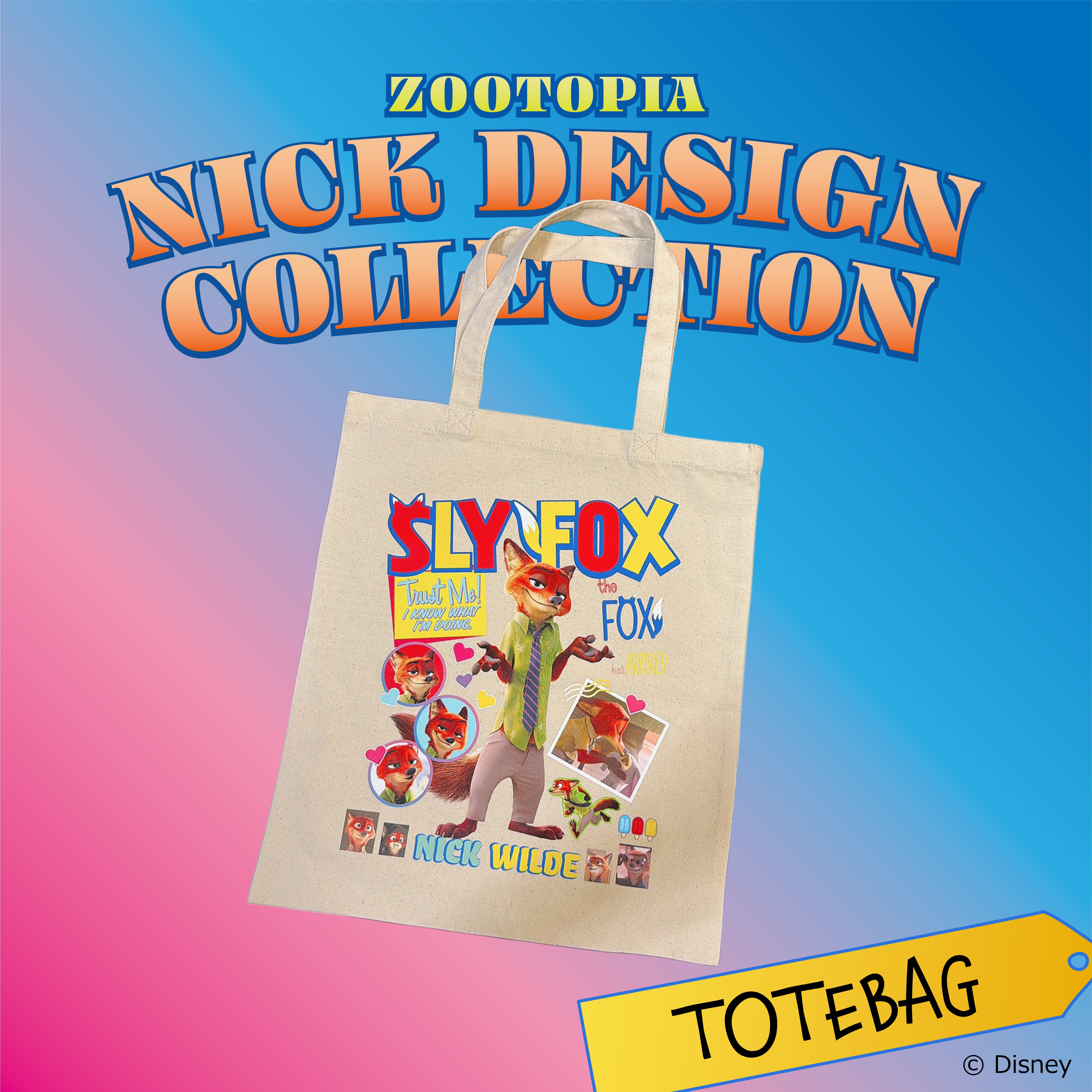 ※上限あり予約※ズートピアニックデザインコレクション トートバッグ 2月下旬頃出荷予定