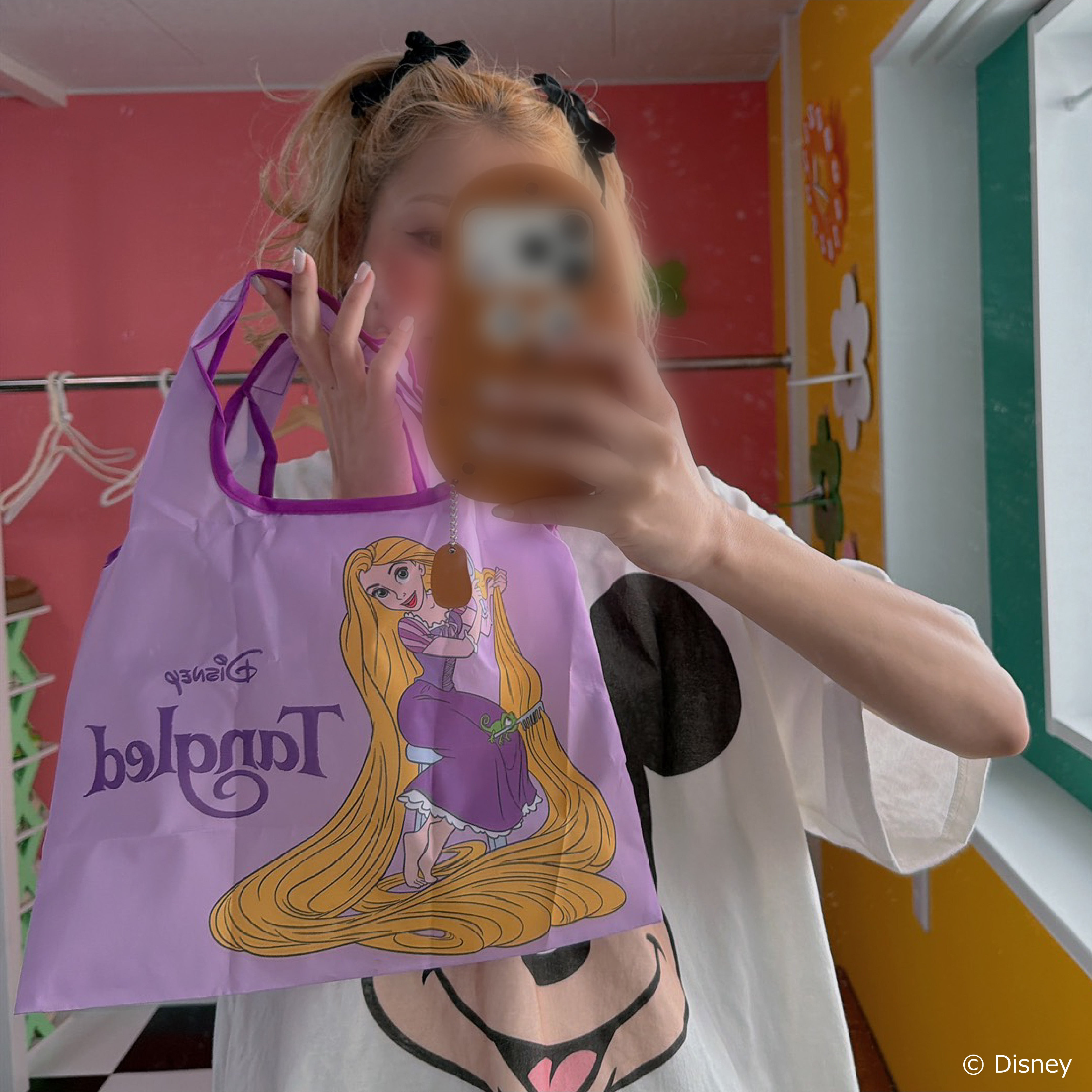 即納 4色2サイズ ディズニーショッピングバッグ  4〜5営業日で出荷予定