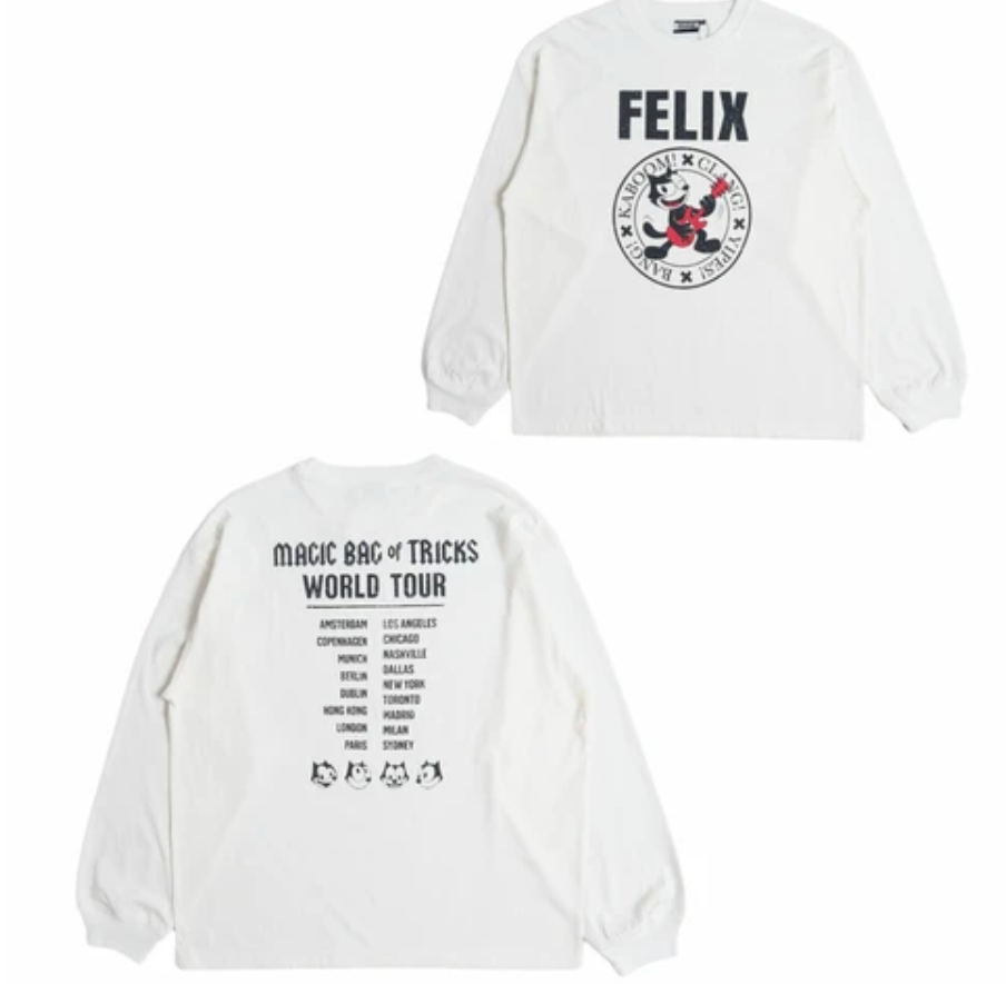 ※予約※SS新作 3色 FELIX ツアーロンTEE1月中発送予定