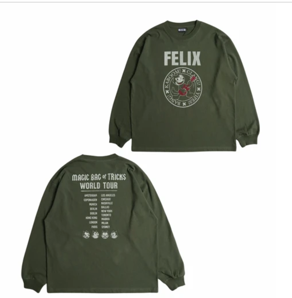 ※予約※SS新作 3色 FELIX ツアーロンTEE1月中発送予定