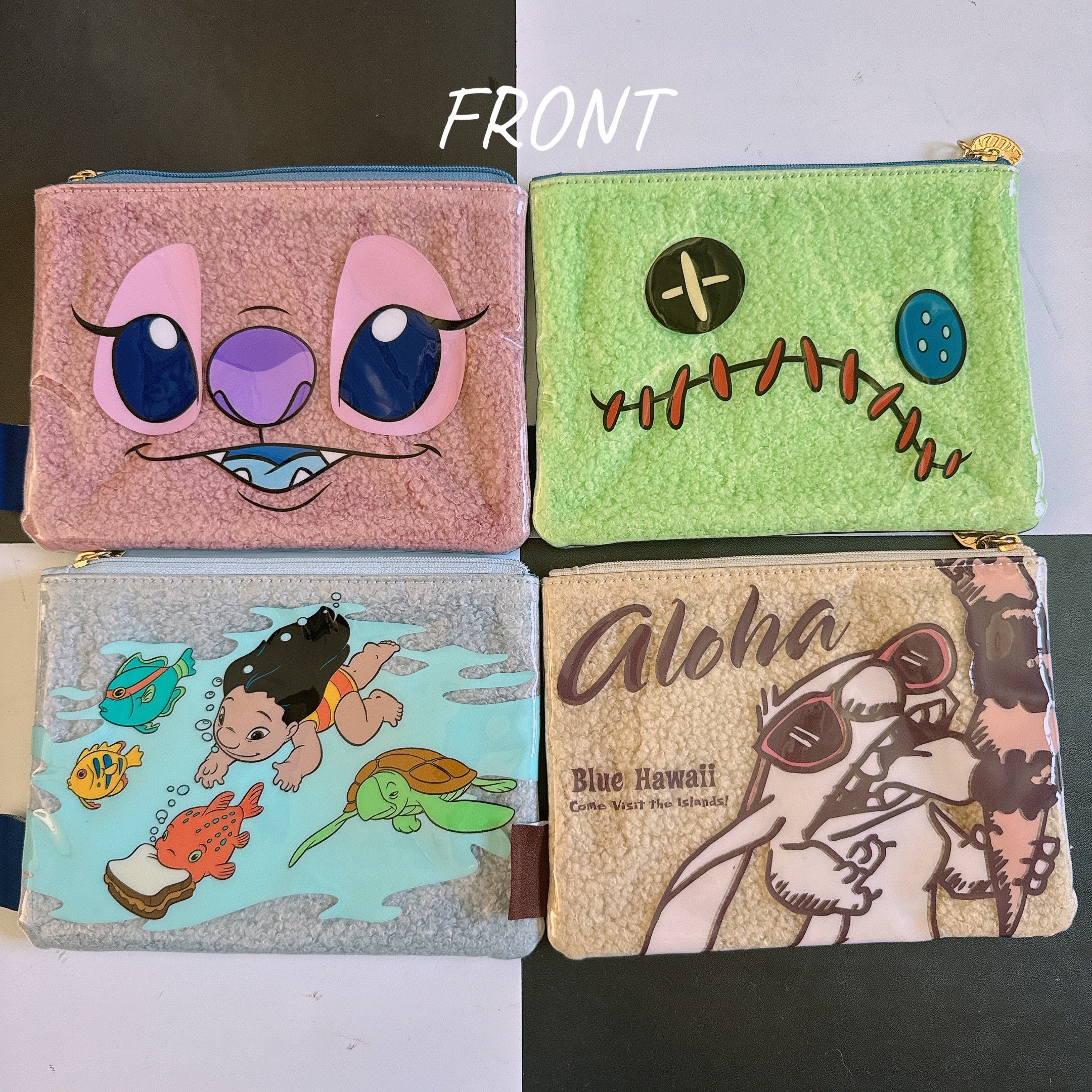 *Pre-order* Stitch Series Fluffy Vinyl Pouch Scheduled to ship in May