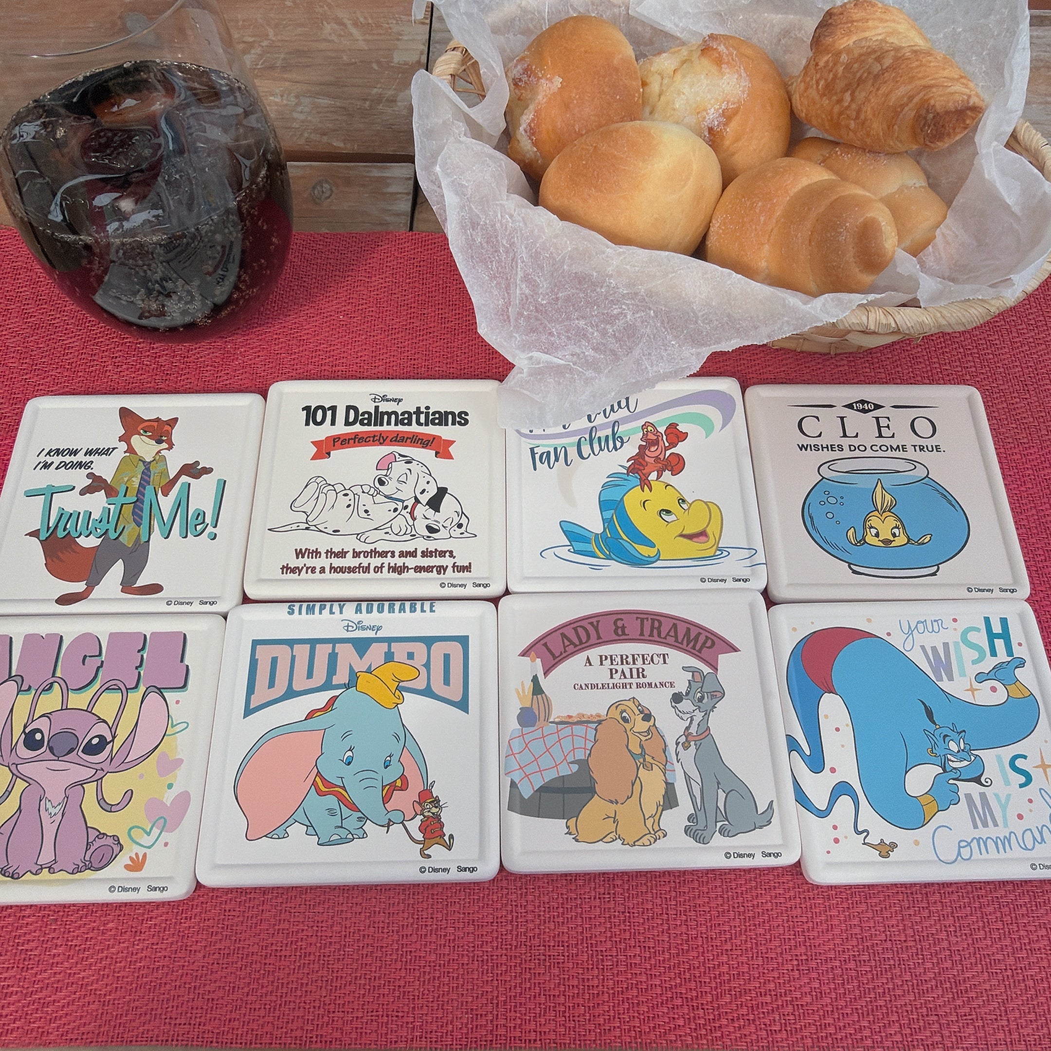 ※予約※ 全22種類 DISNEY吸水コースター 4月中の出荷予定