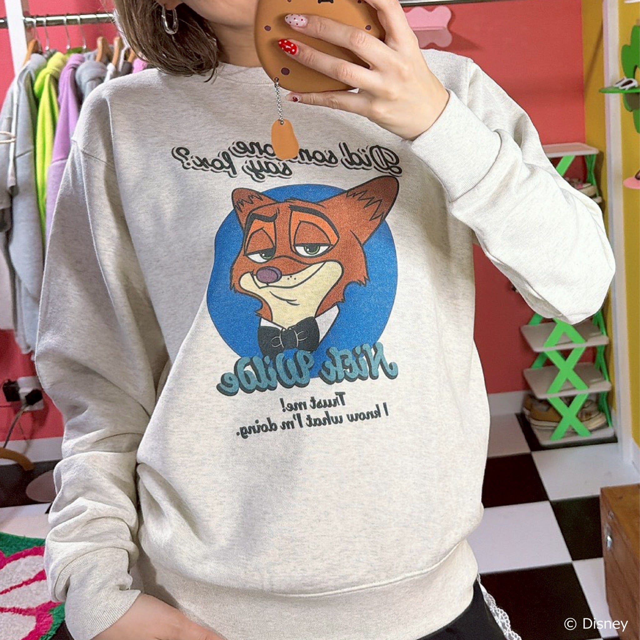 ※上限あり予約※3色 ズートピアニックデザインコレクション スウェット 2月下旬頃出荷予定