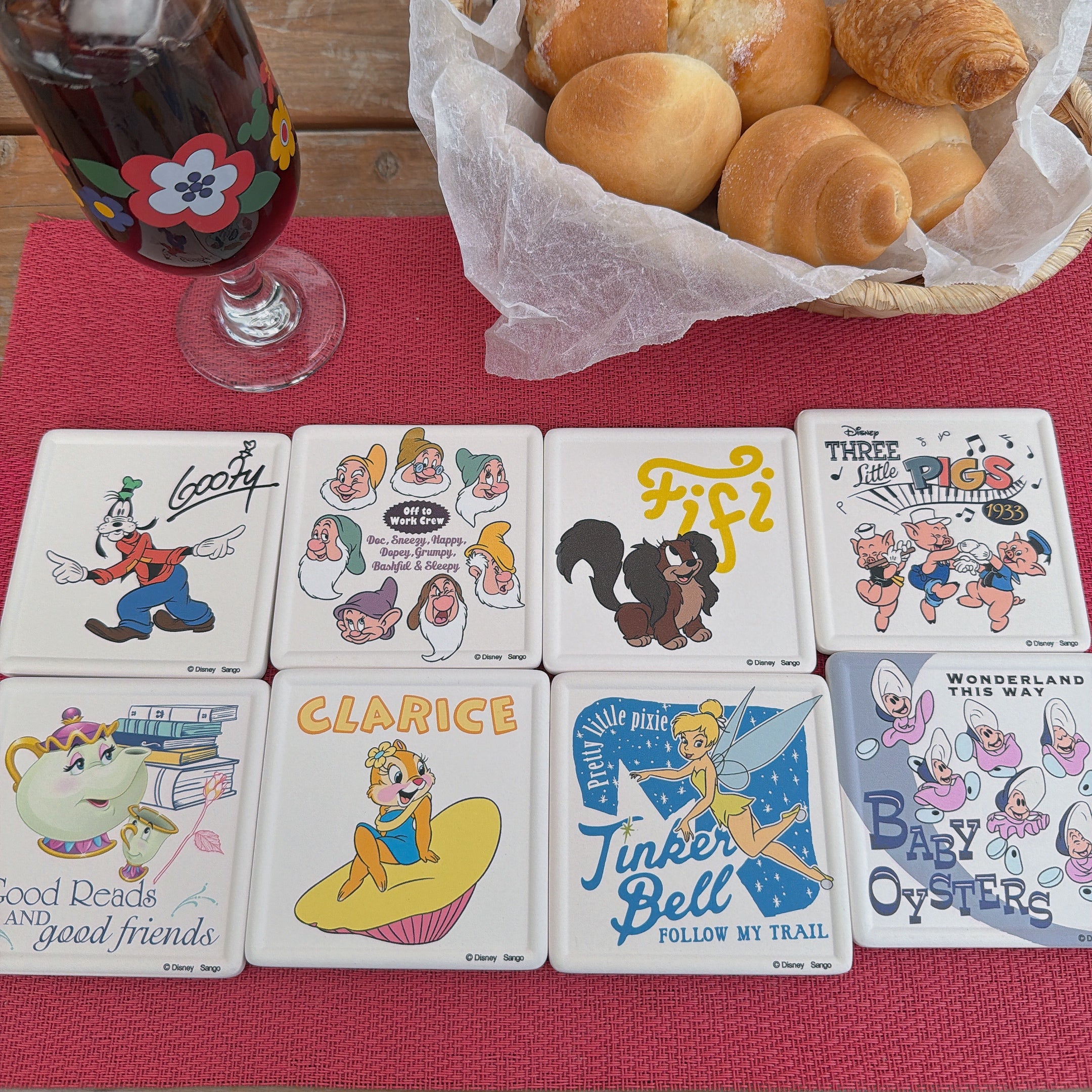 ※予約※全22種類 DISNEY PIXER 吸水コースター 4月中の出荷予定