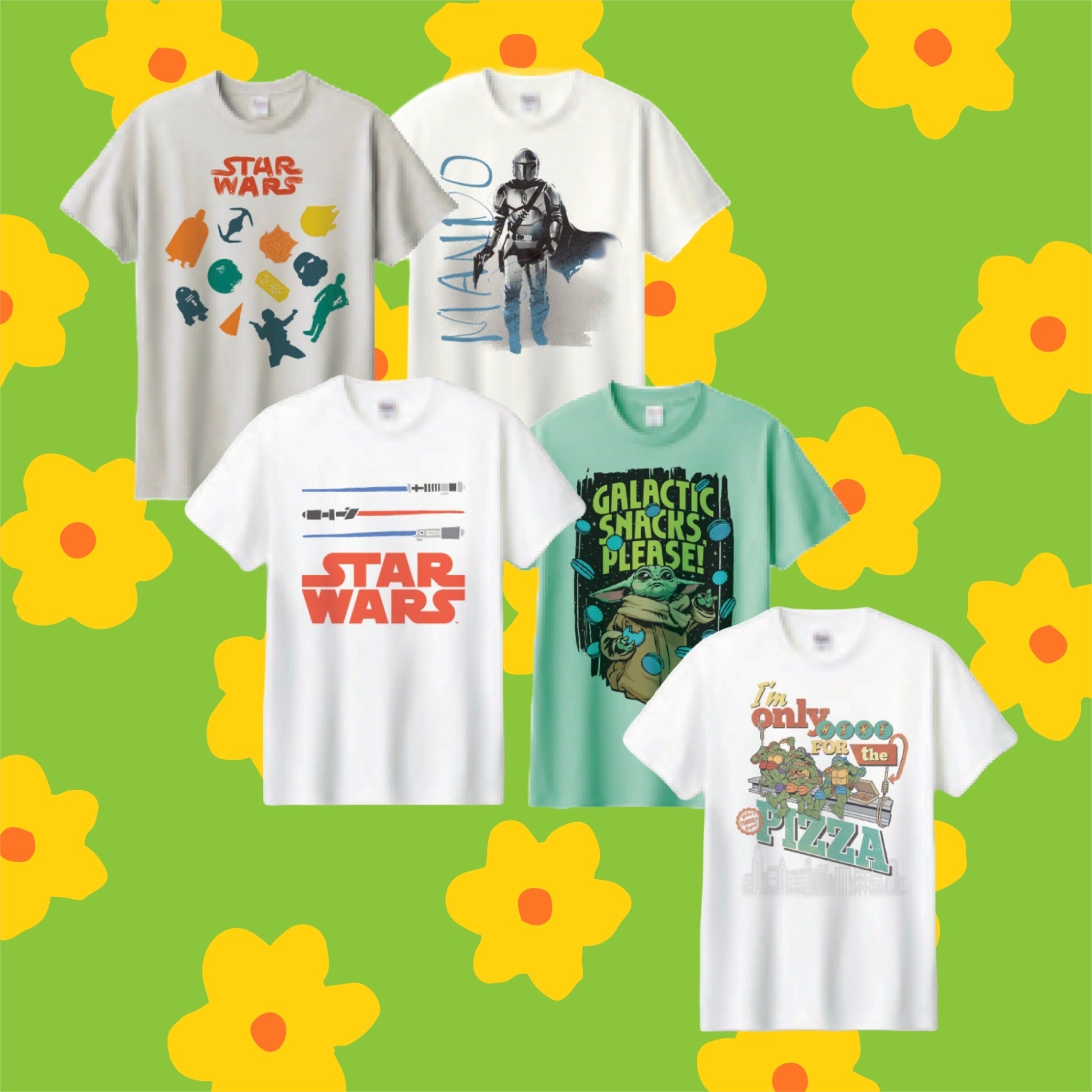 ※2026 SST shirt pre-order ※49 types in total! STAR WARS &amp; Turtles TEE series Scheduled to ship in April