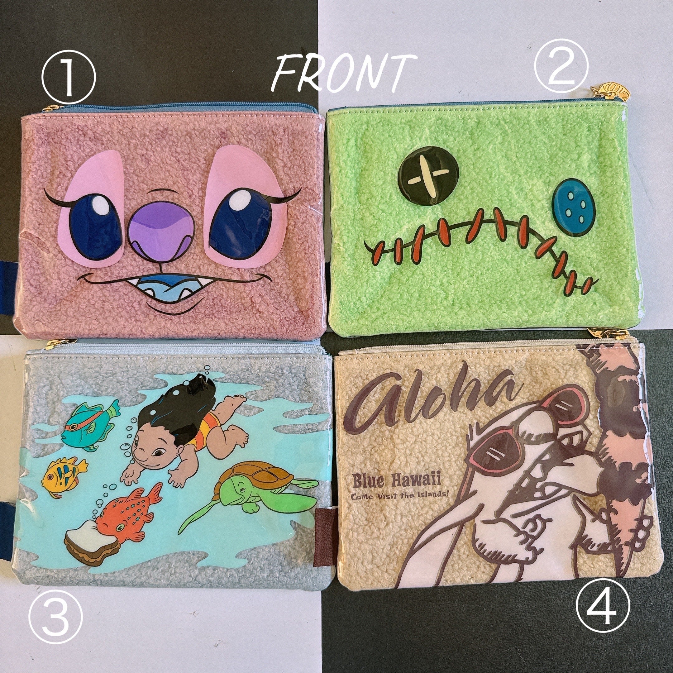 *Pre-order* Stitch Series Fluffy Vinyl Pouch Scheduled to ship in May