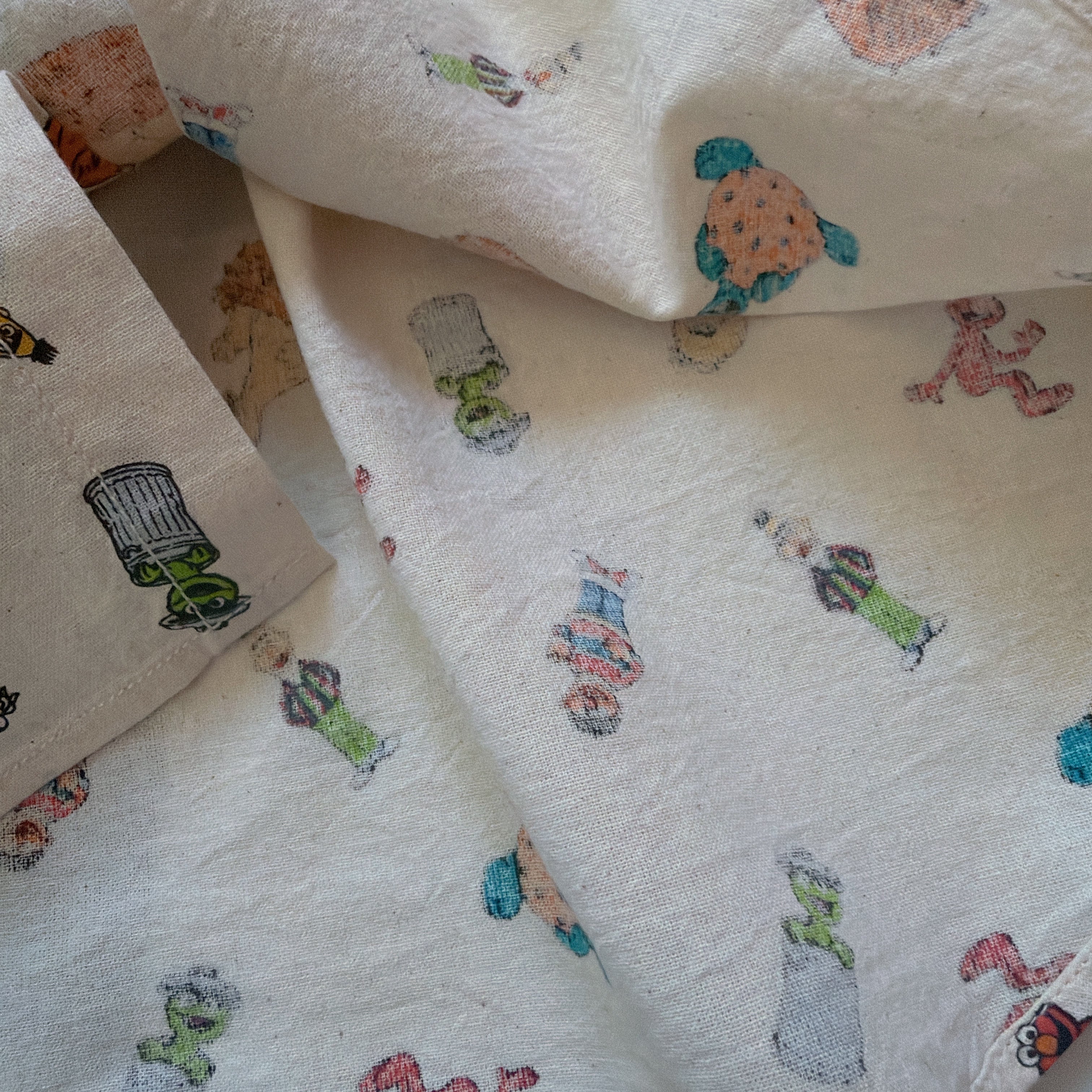 *Pre-order* Sesame Street All-Over Print Shirt (2 Types) - Scheduled to ship in late October