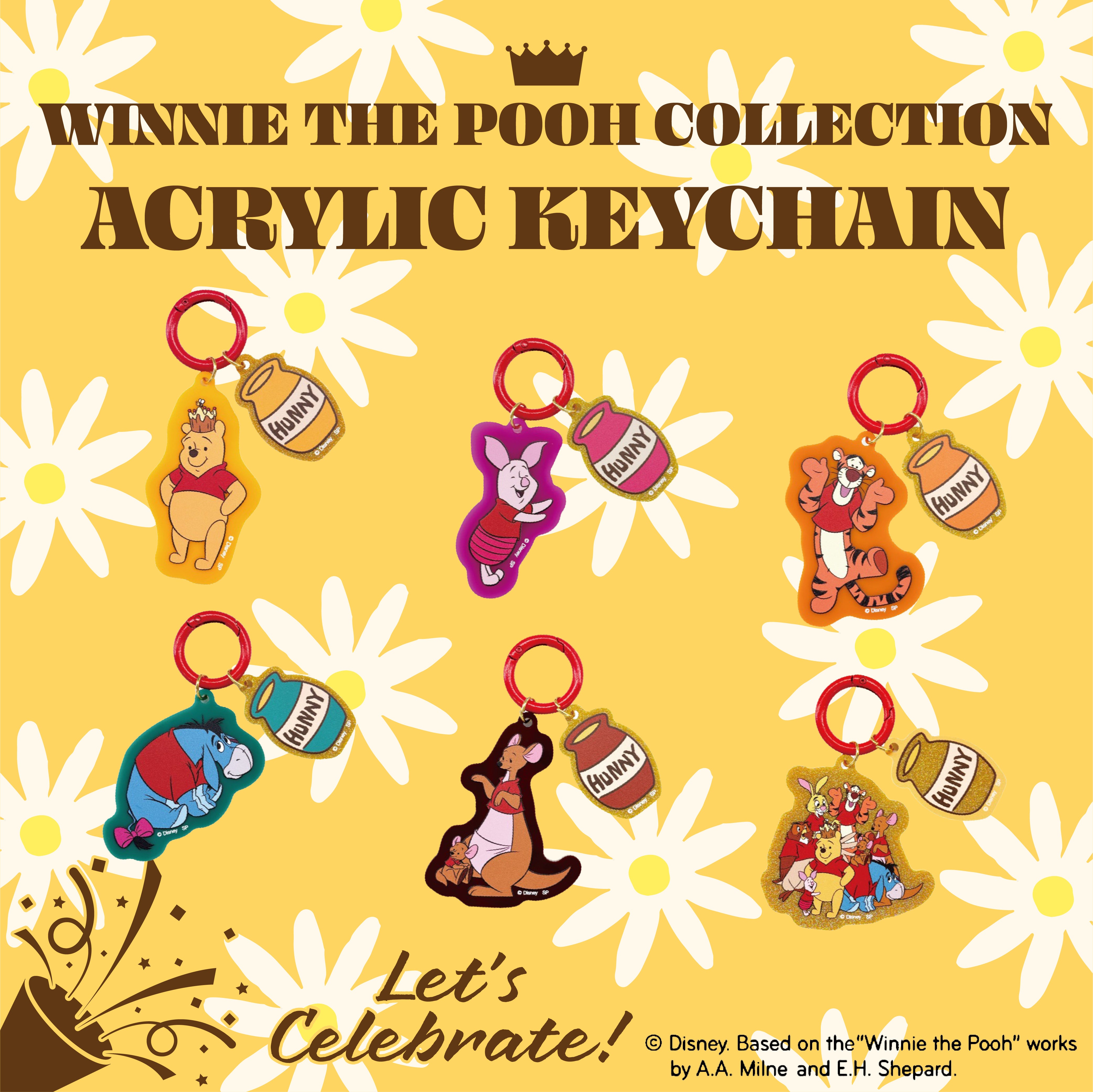 ※予約※DISNEY くまのプーさん アクリルキーホルダー 7月下旬〜8月上旬のお届け予定