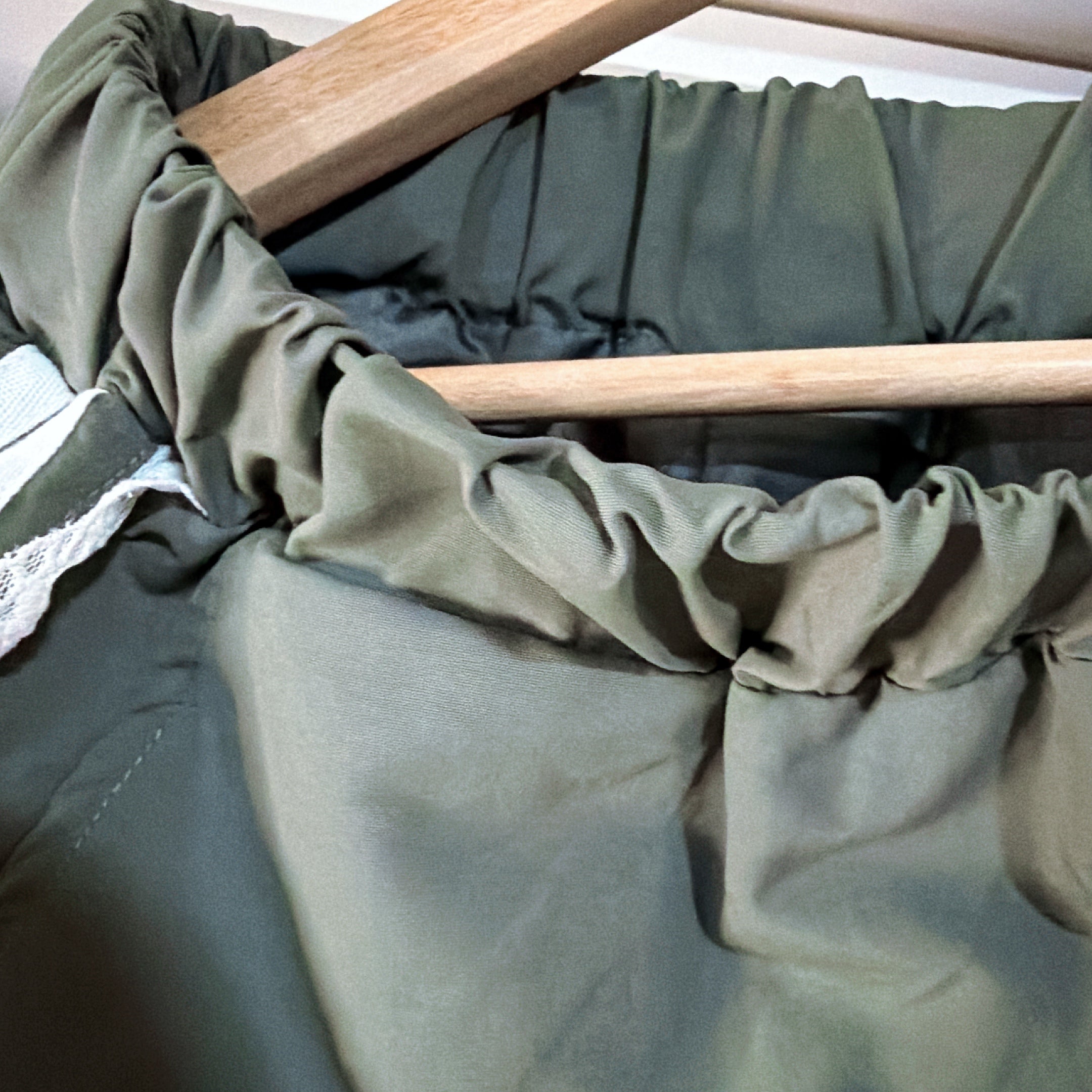 ※予約※2色 セットアップ可 撥水ナイロンレースライントラックスカート 1月下旬～2月上旬出荷予定