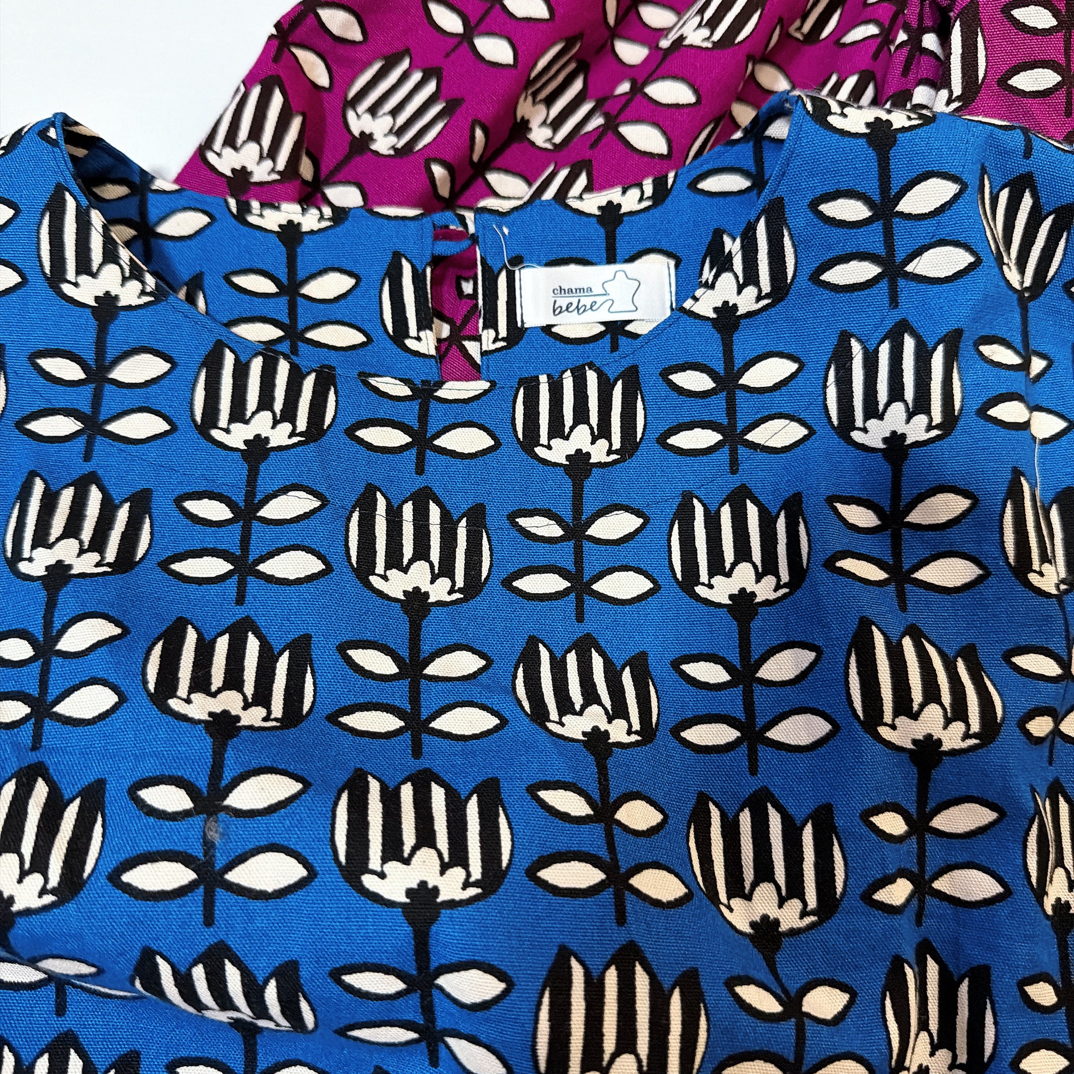 3種類 1点もの即納 ちゃまベベハンドメイド 総柄ワンピース&ブラウス