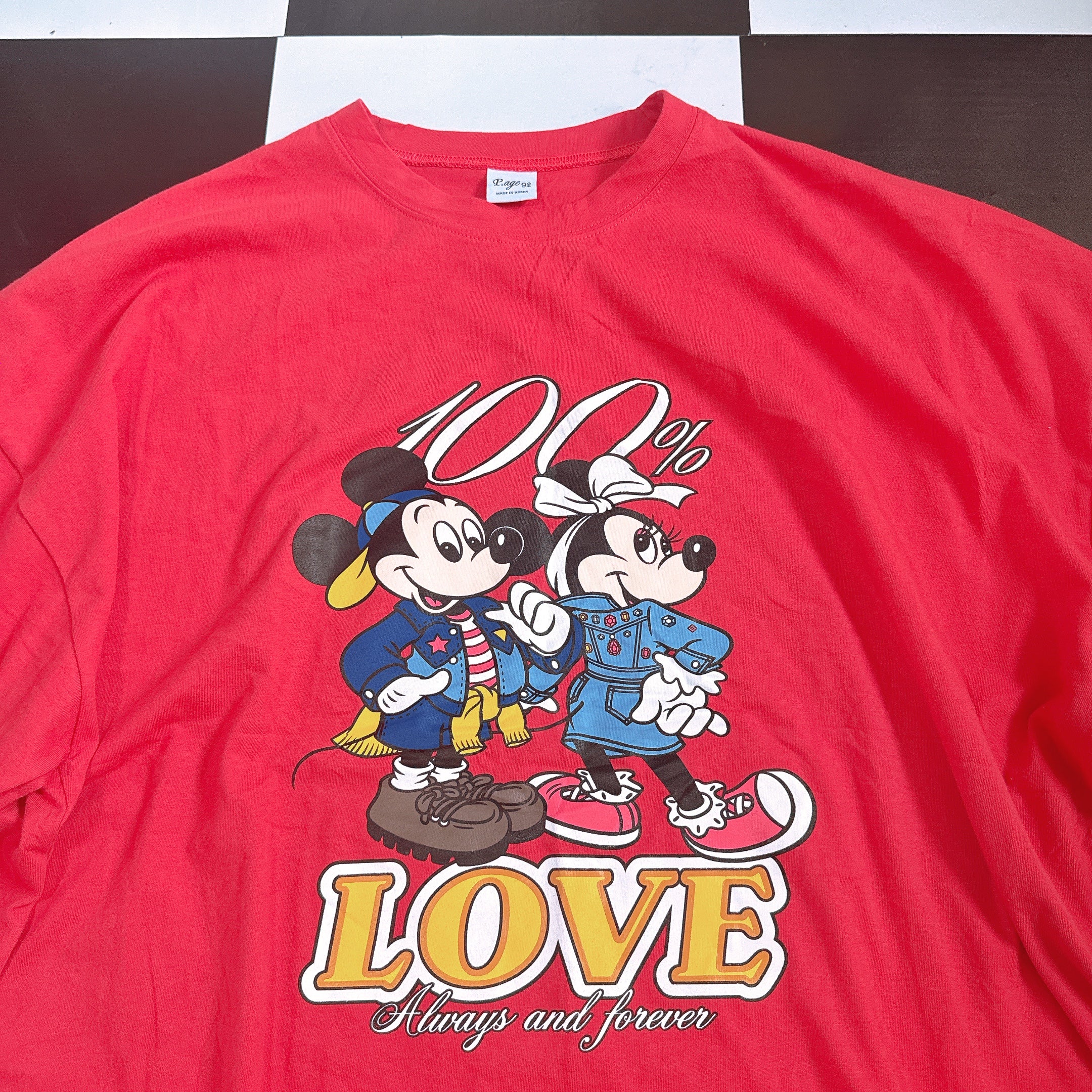 ※予約※ 3色 ミッキーミニーオーバーサイズTEE 10月下旬ごろのお届け予定