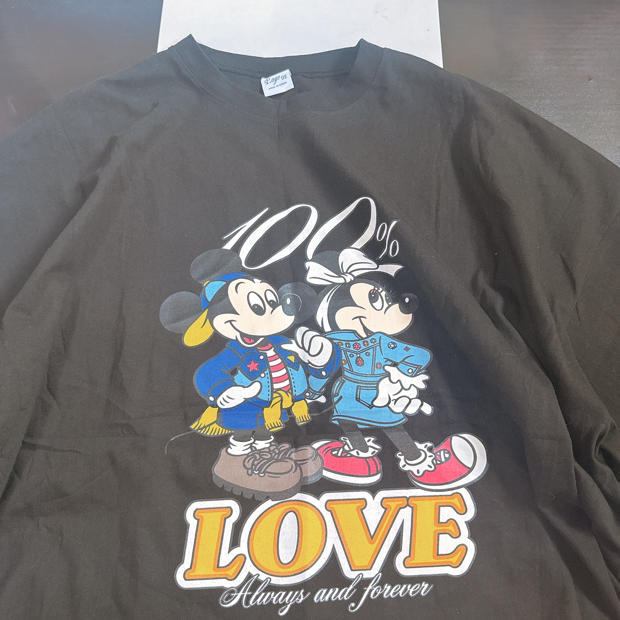 ※予約※ 3色 ミッキーミニーオーバーサイズTEE 10月下旬ごろのお届け予定