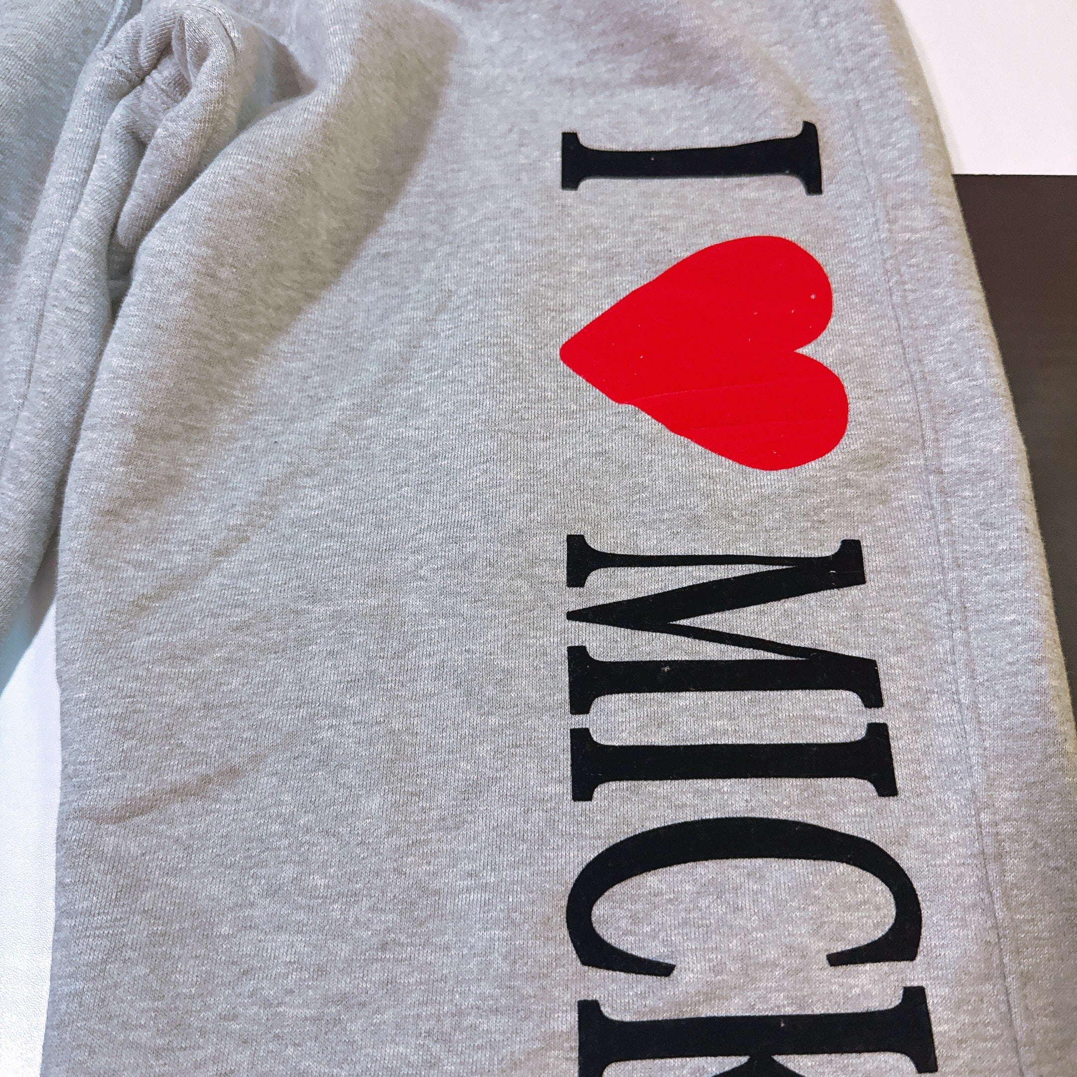 ※予約※ 2色 I♡MICKEYスウェットパンツ 10月下旬ごろのお届け予定