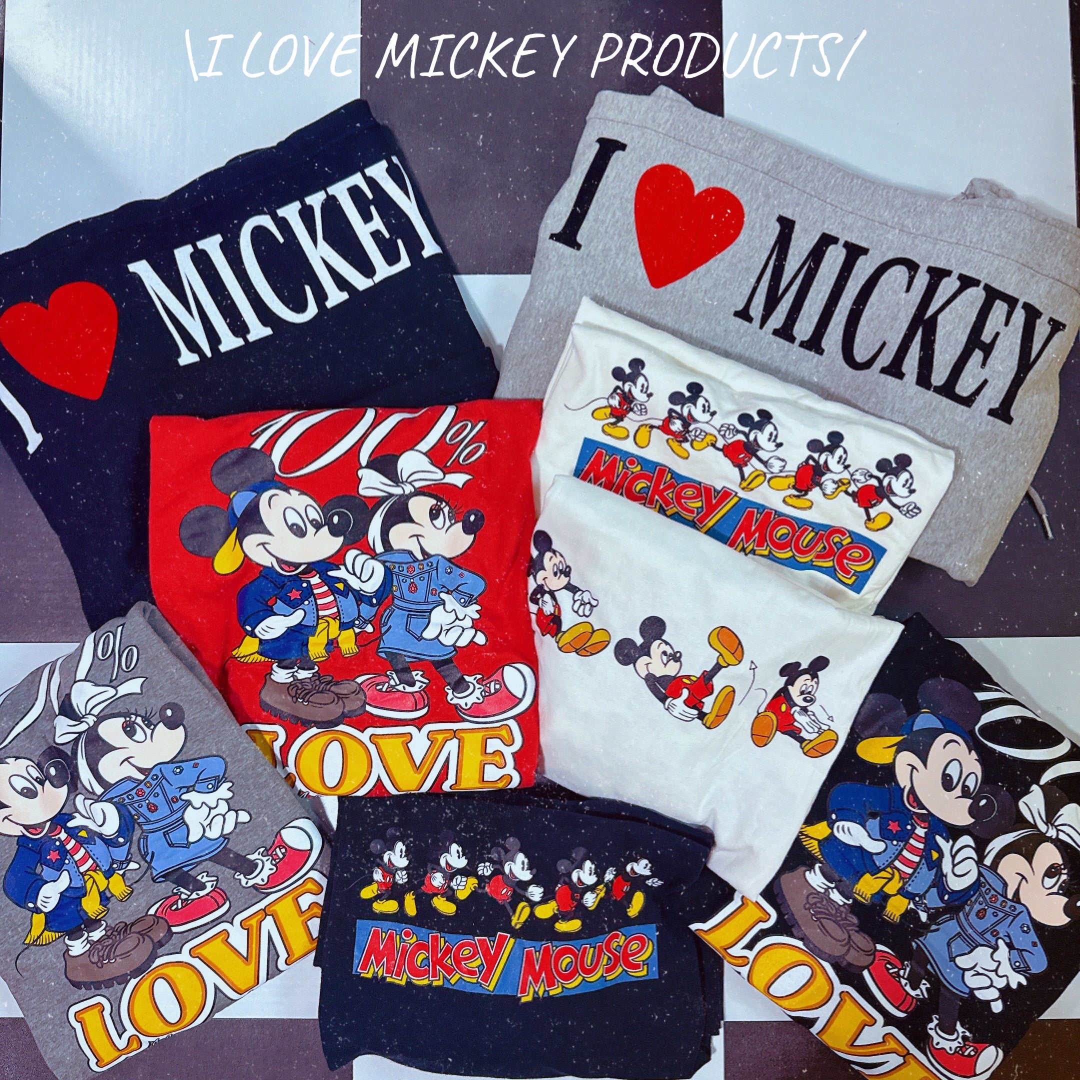 ※予約※ 3色 ミッキーミニーオーバーサイズTEE 10月下旬ごろのお届け予定