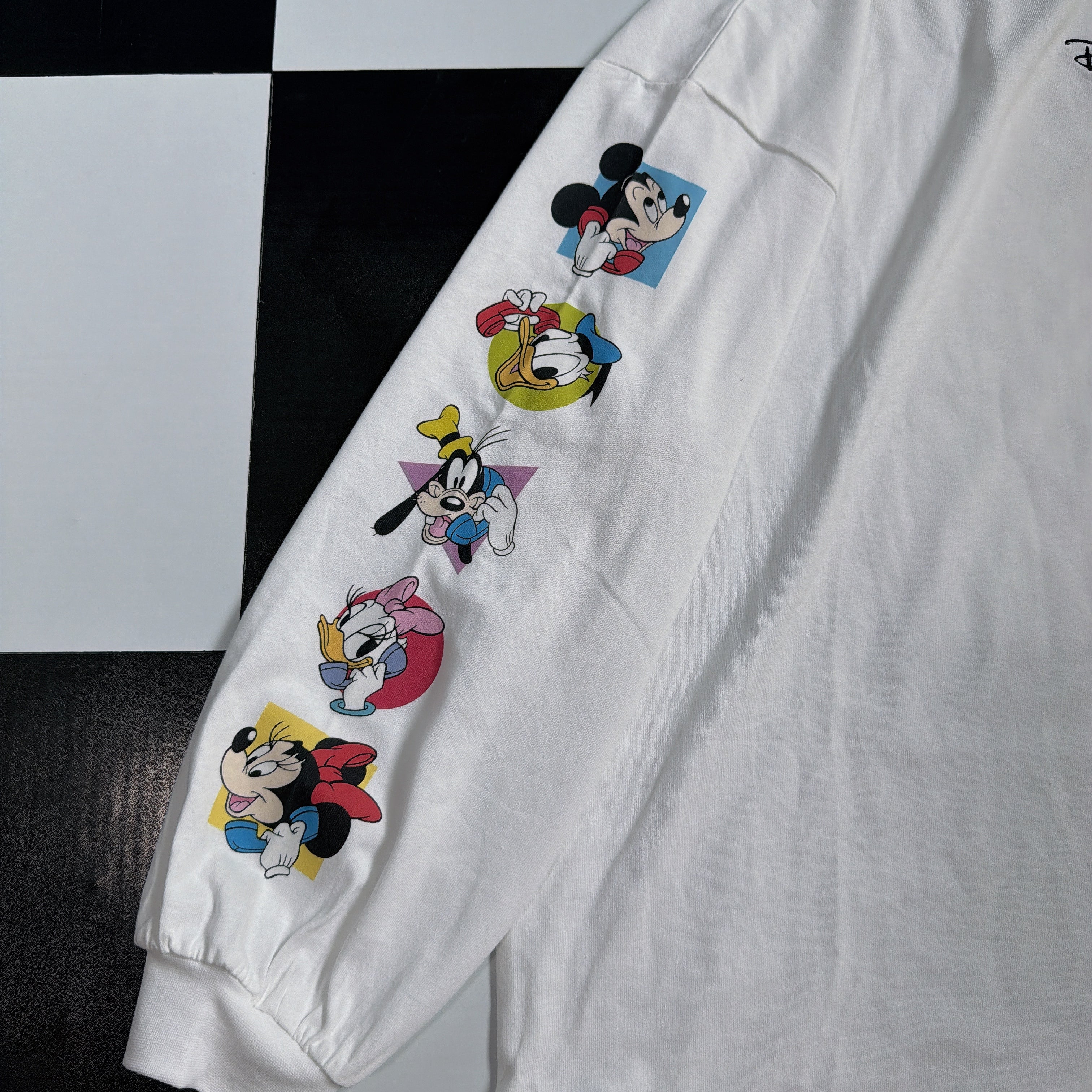 ※予約※ LINK@オリジナル ミッキー＆フレンズ テレフォン袖プリントロンT 9月中の出荷予定