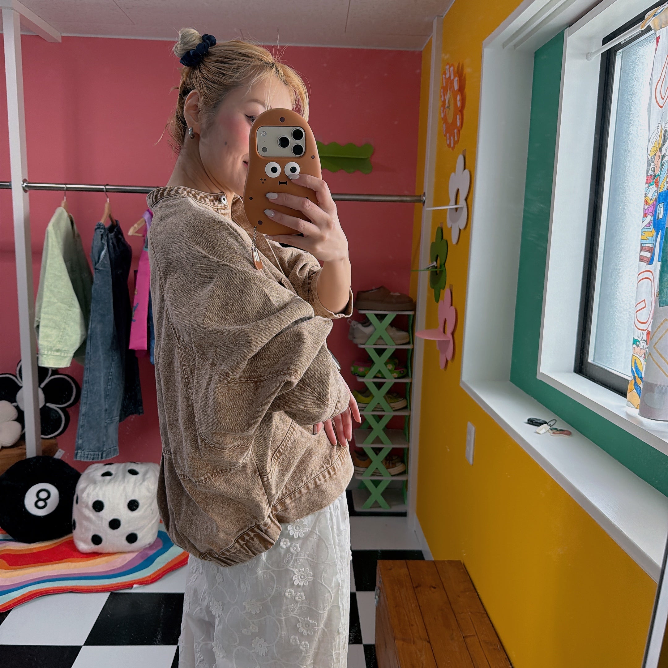 ブルゾンのみ2色 ケミカル加工 ラグランブルゾン 2月中旬ごろ出荷予定