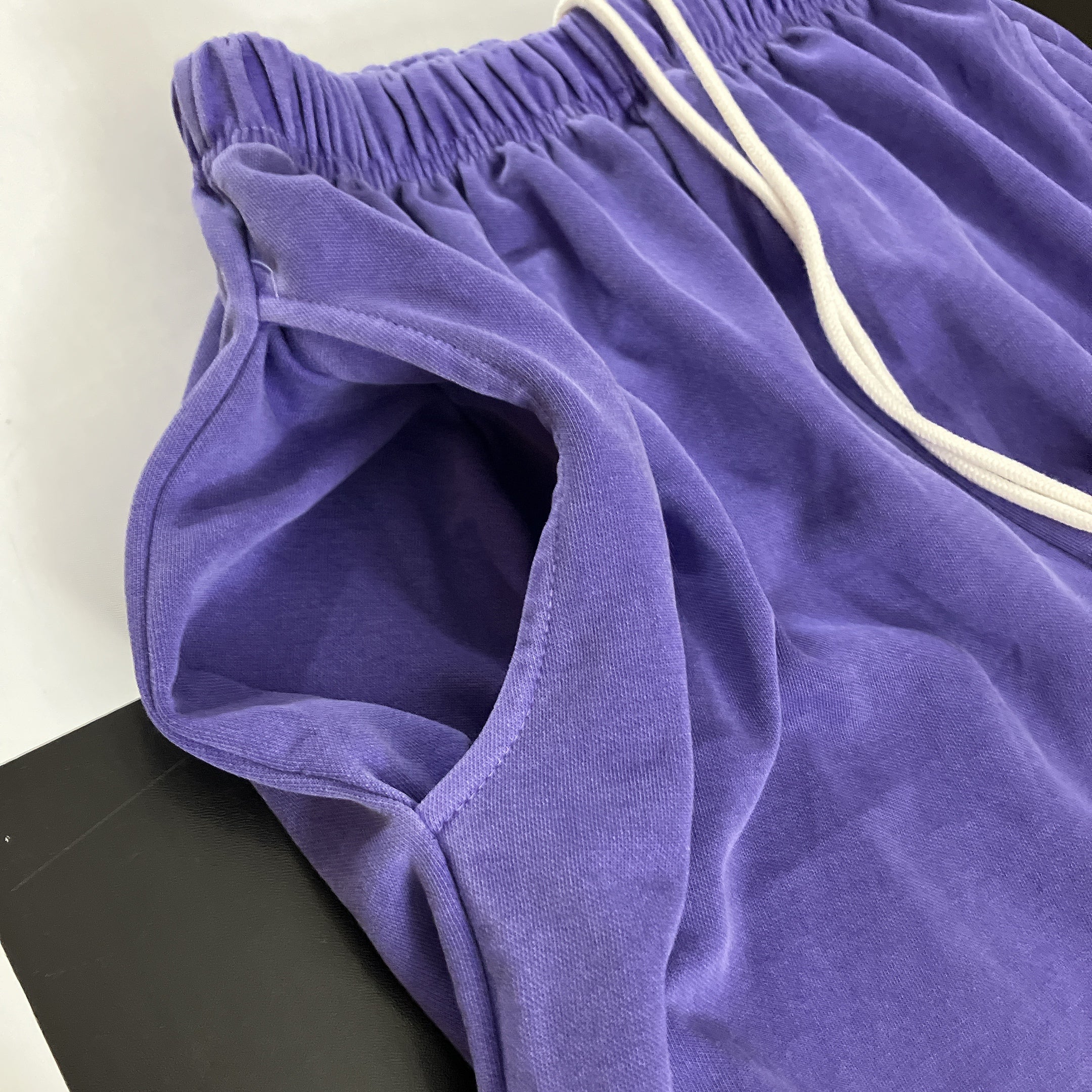 *Reservation* 2-tone cutoff sweatpants - Scheduled to ship in August