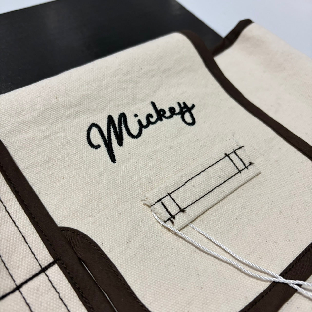 ※Pre-order※ 4 colors Mickey Mouse design embroidered tote bag Scheduled to ship around mid-March