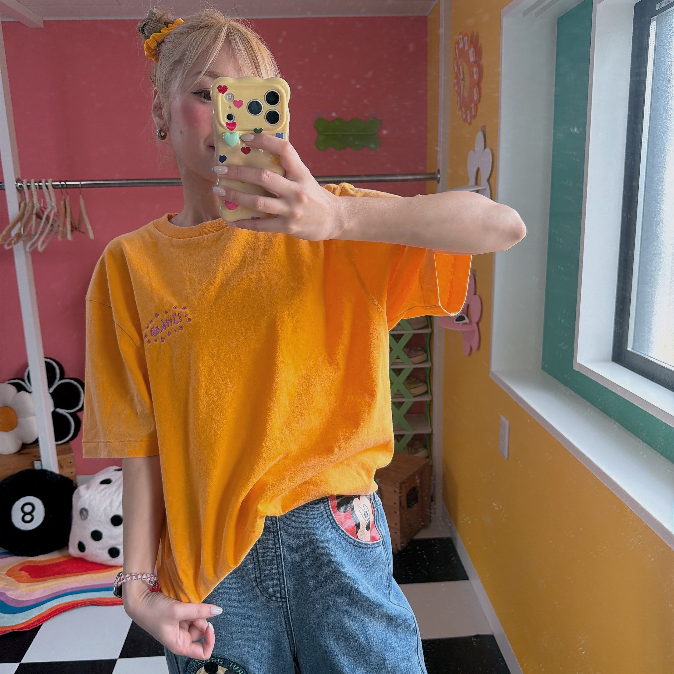 ※予約※5色LINK@オリジナルピグメントTシャツ 5月中の出荷予定