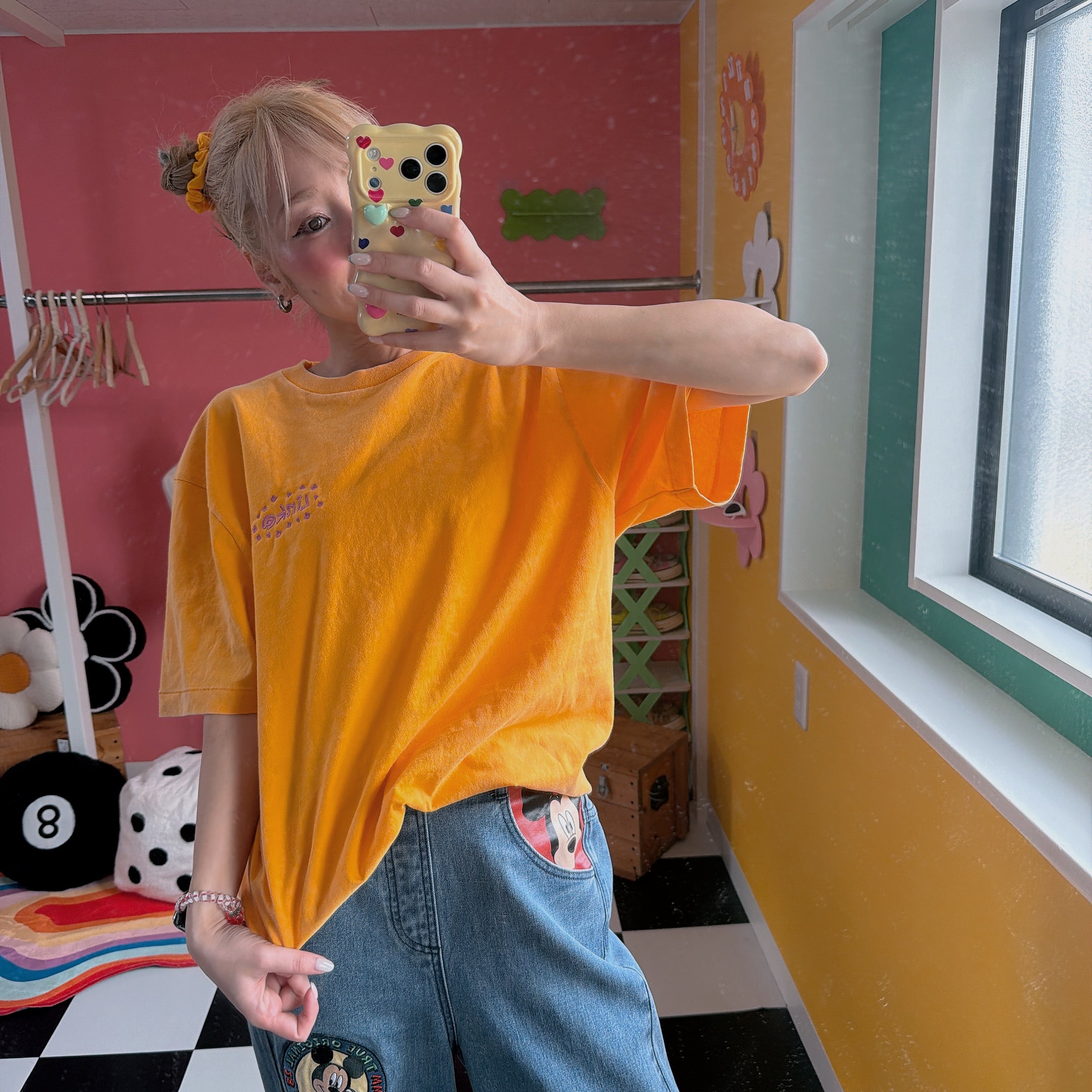 ※予約※LINK@オリジナル ミッキーパッチデニム 5月中の出荷予定