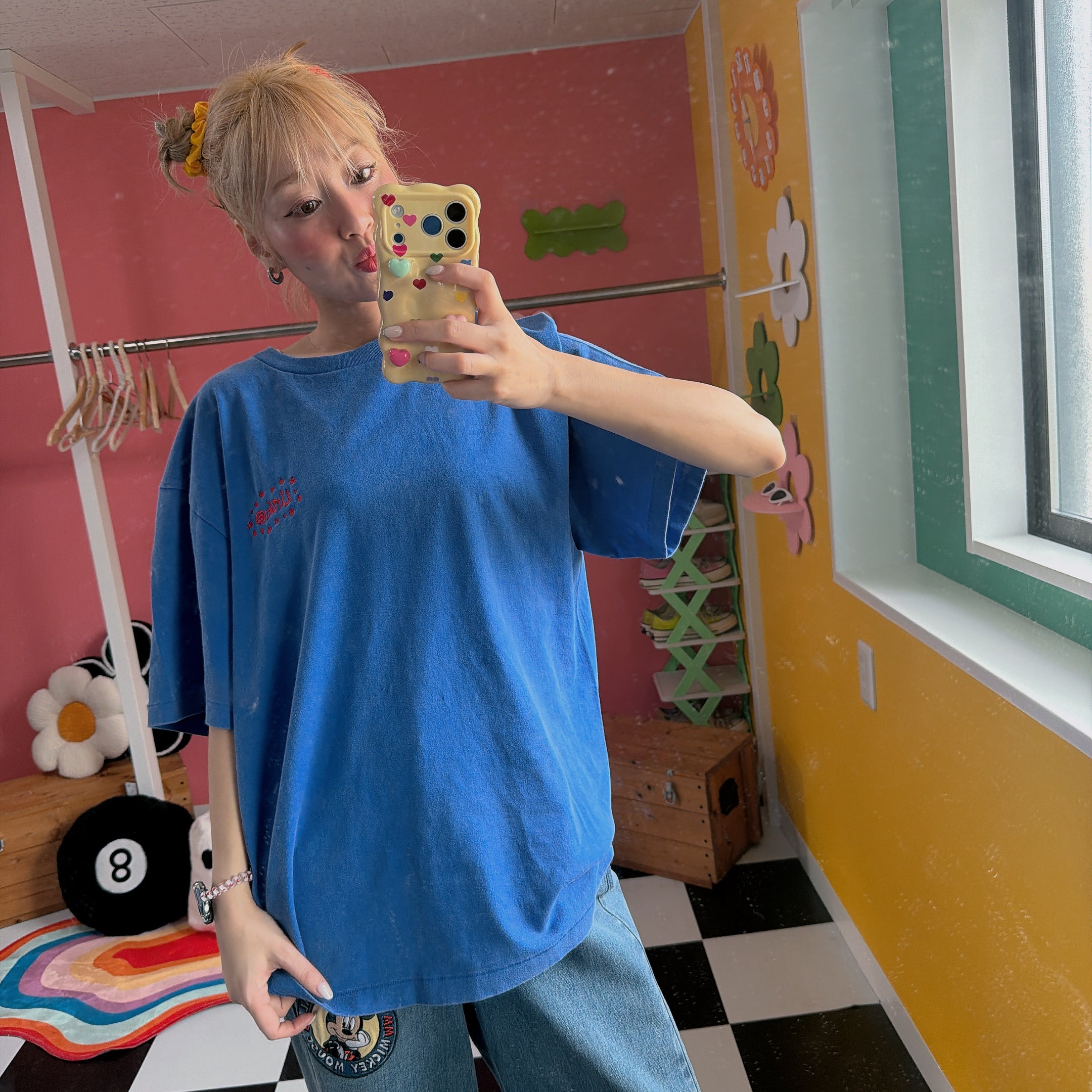 ※予約※5色LINK@オリジナルピグメントTシャツ 5月中の出荷予定