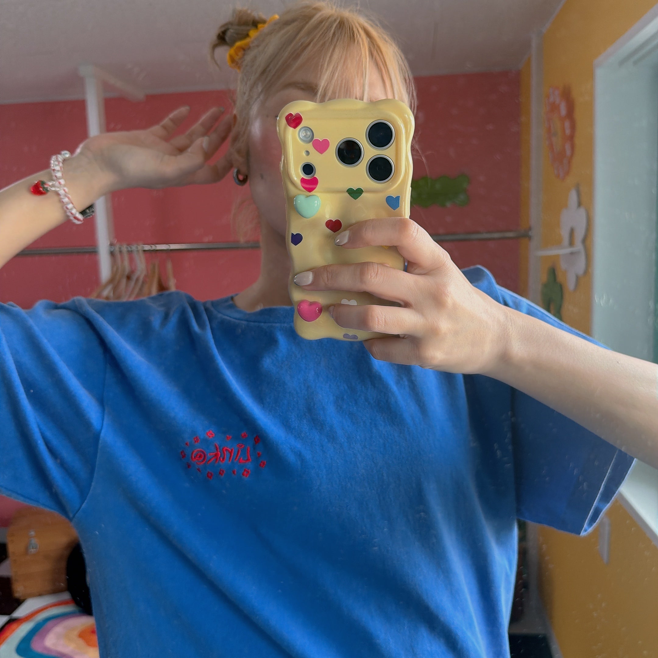 予約※5色LINK@オリジナルピグメントTシャツ 5月中の出荷予定