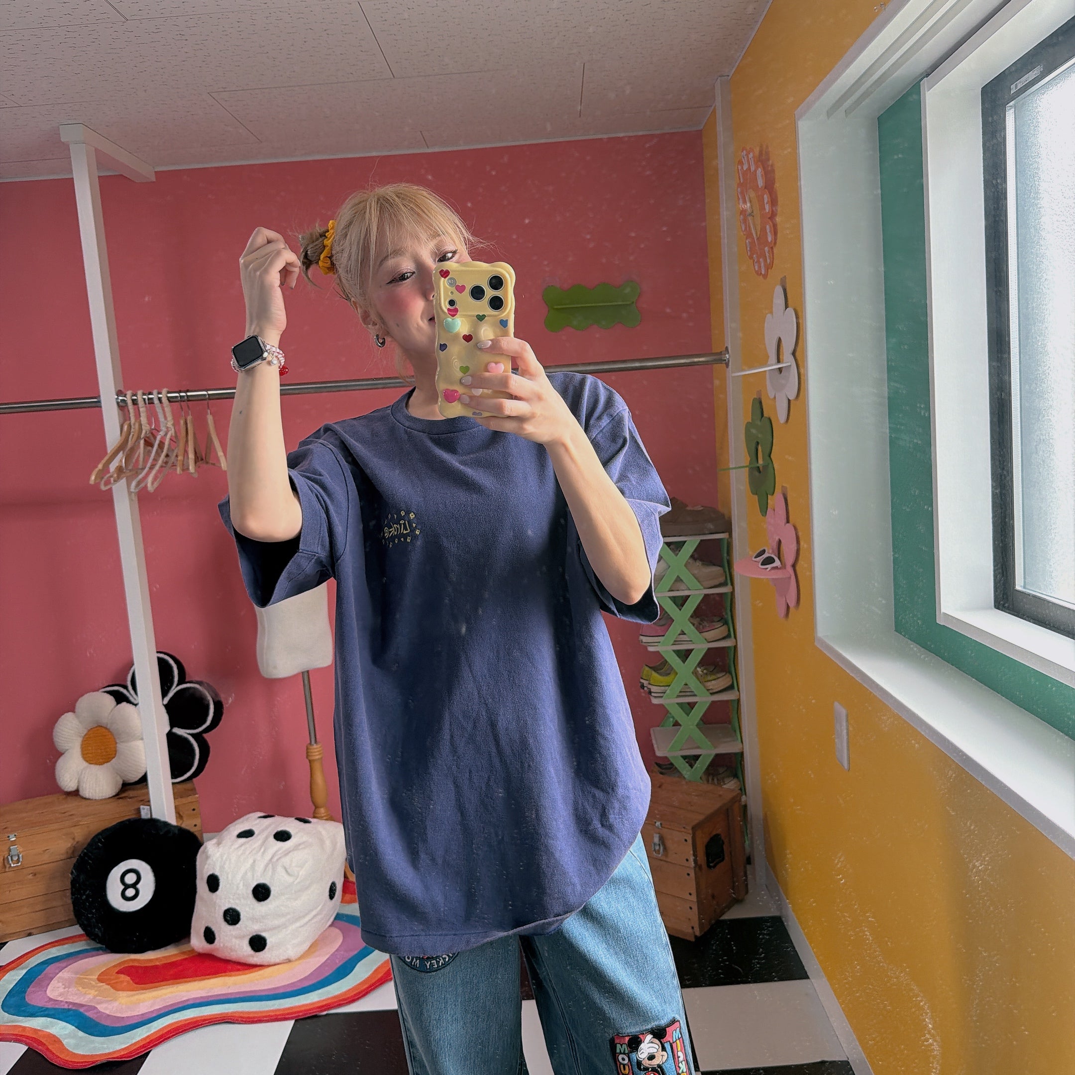 ※予約※5色LINK@オリジナルピグメントTシャツ 5月中の出荷予定