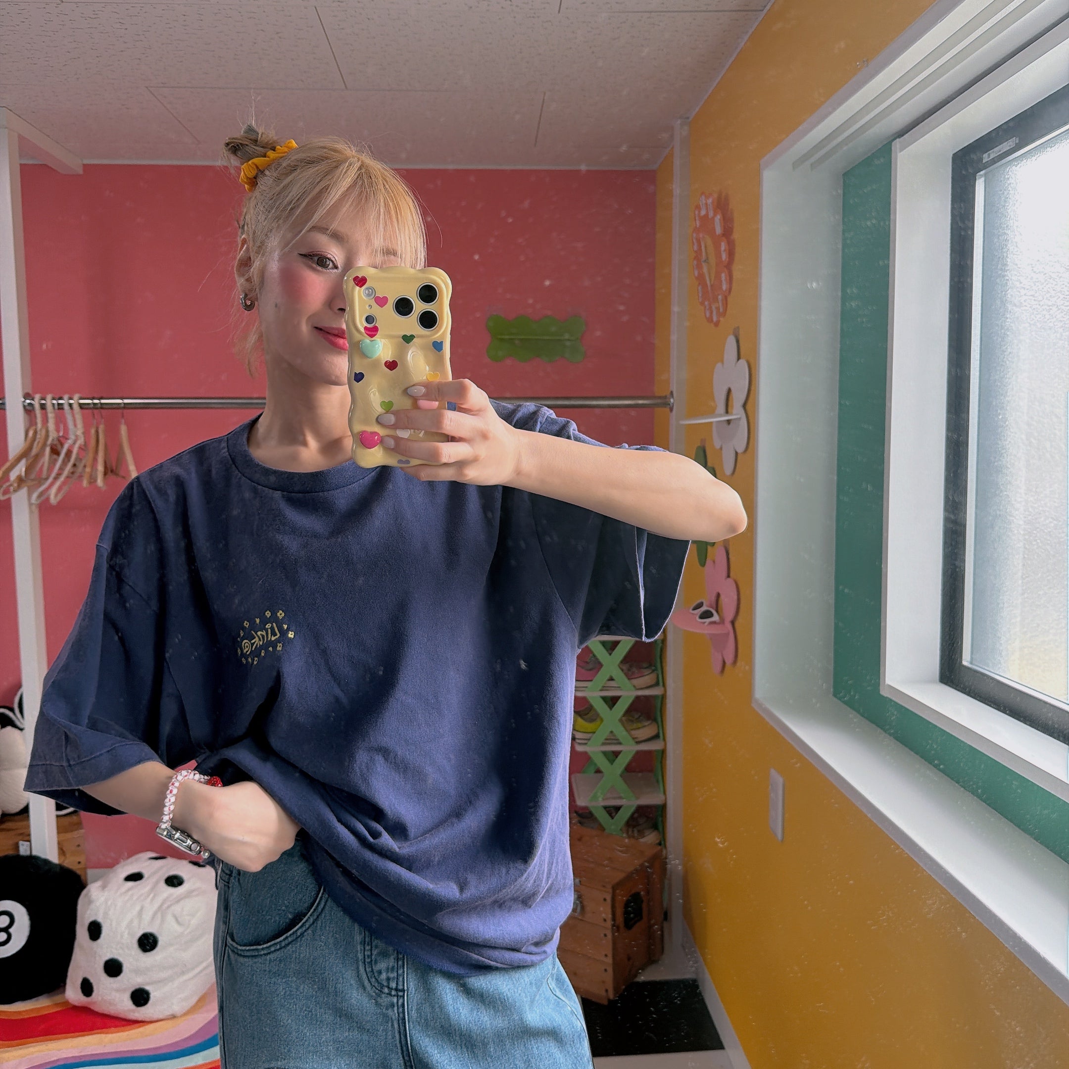 ※予約※5色LINK@オリジナルピグメントTシャツ 5月中の出荷予定