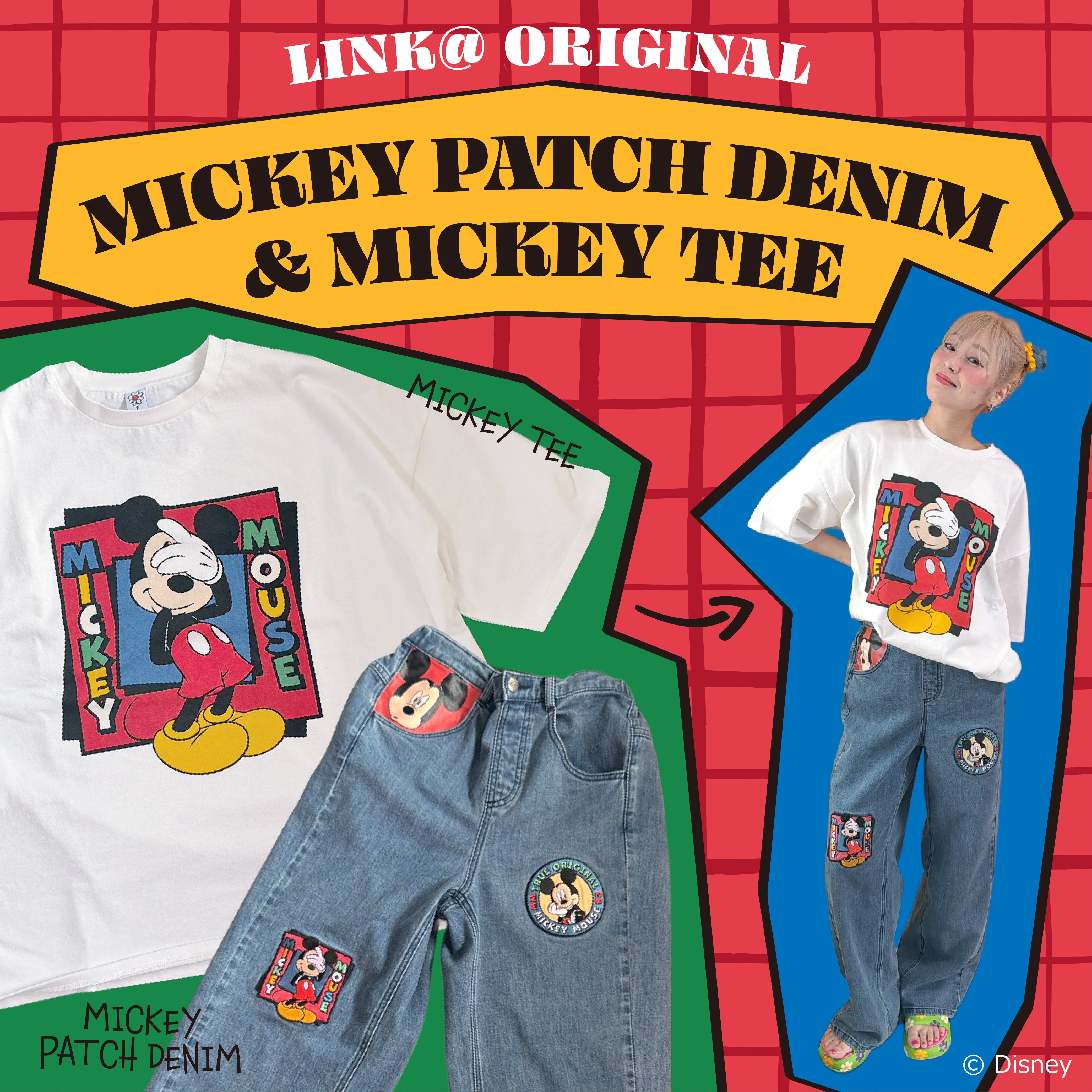 ※予約※LINK@オリジナルミッキーTシャツ 5月中の出荷予定