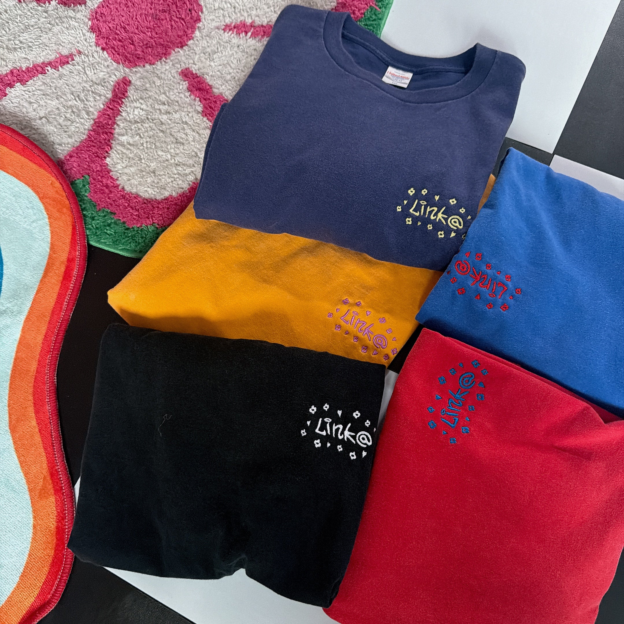 ※予約※5色LINK@オリジナルピグメントTシャツ 5月中の出荷予定