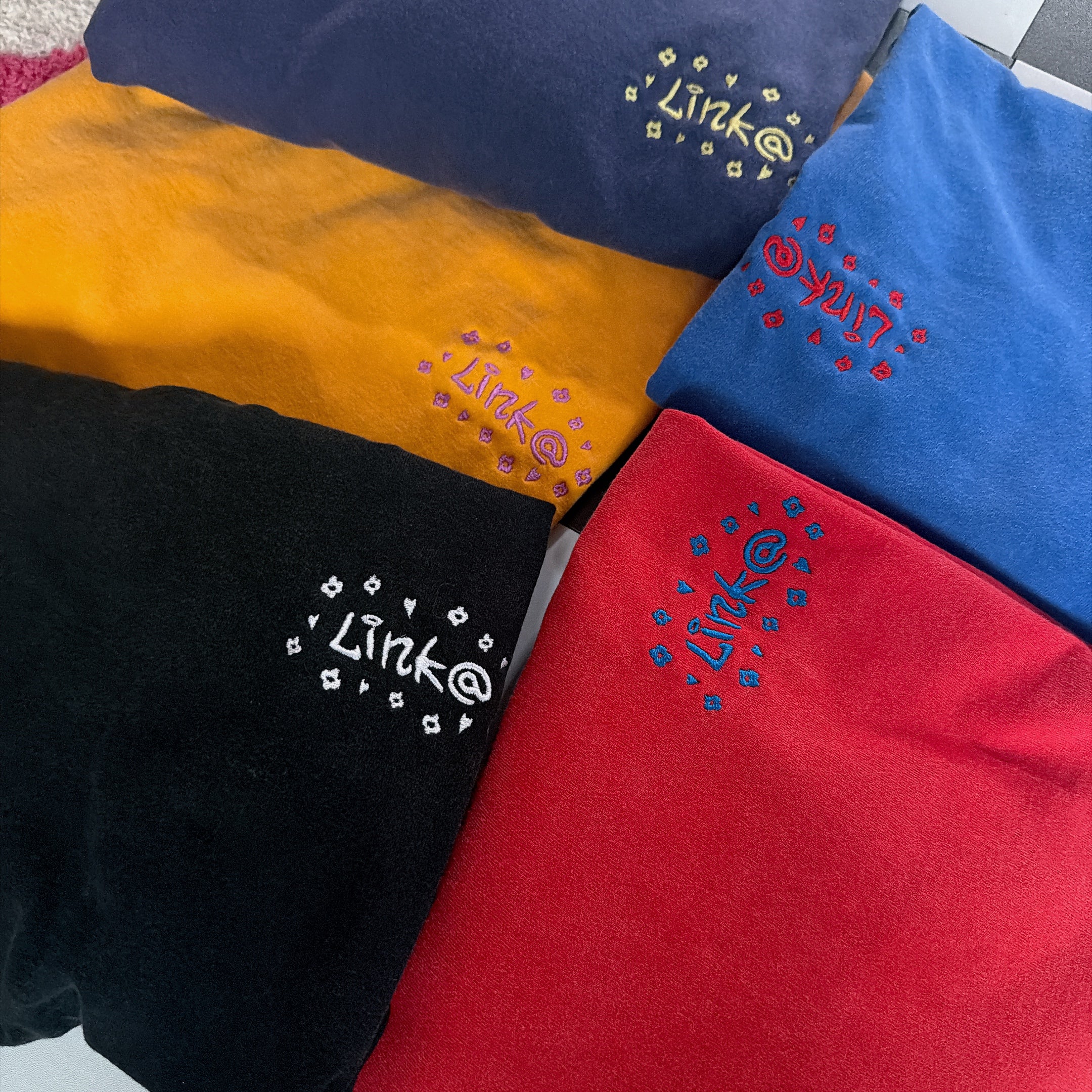 ※予約※5色LINK@オリジナルピグメントTシャツ 5月中の出荷予定