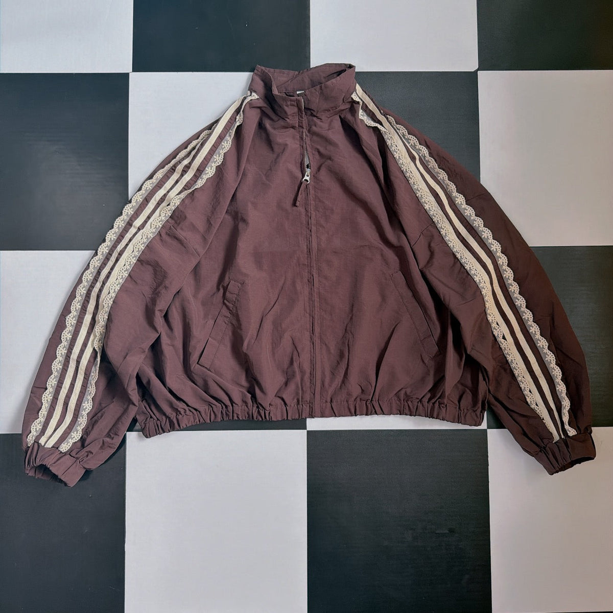 *Reservation* Matching Set: Lace Side Line Track Jacket & Pants - Scheduled for shipment in September
