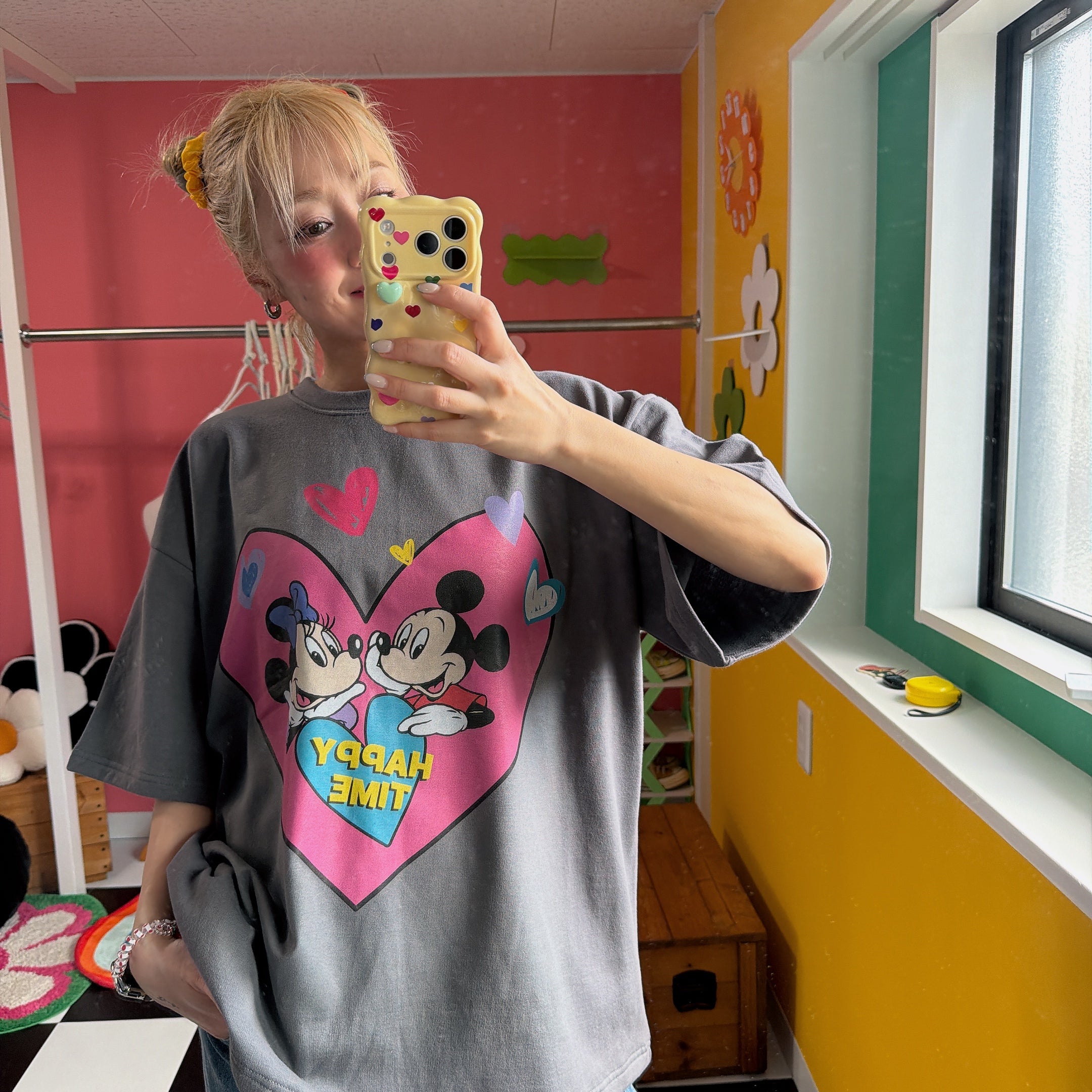 ※予約※2色 ミッキーミニーKIMOTシャツ3月中の出荷予定