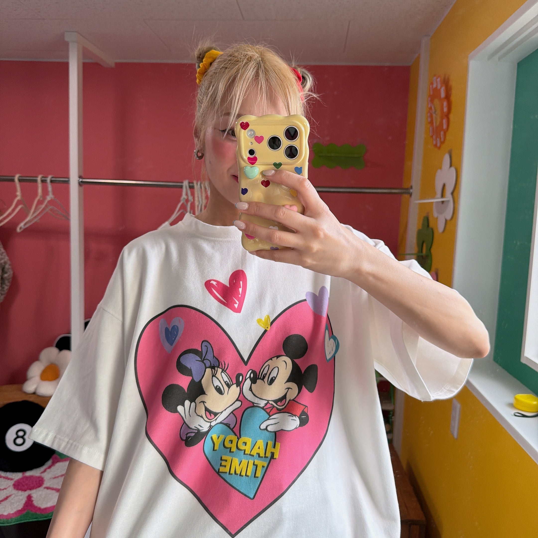 ※予約※2色 ミッキーミニーKIMOTシャツ3月中の出荷予定